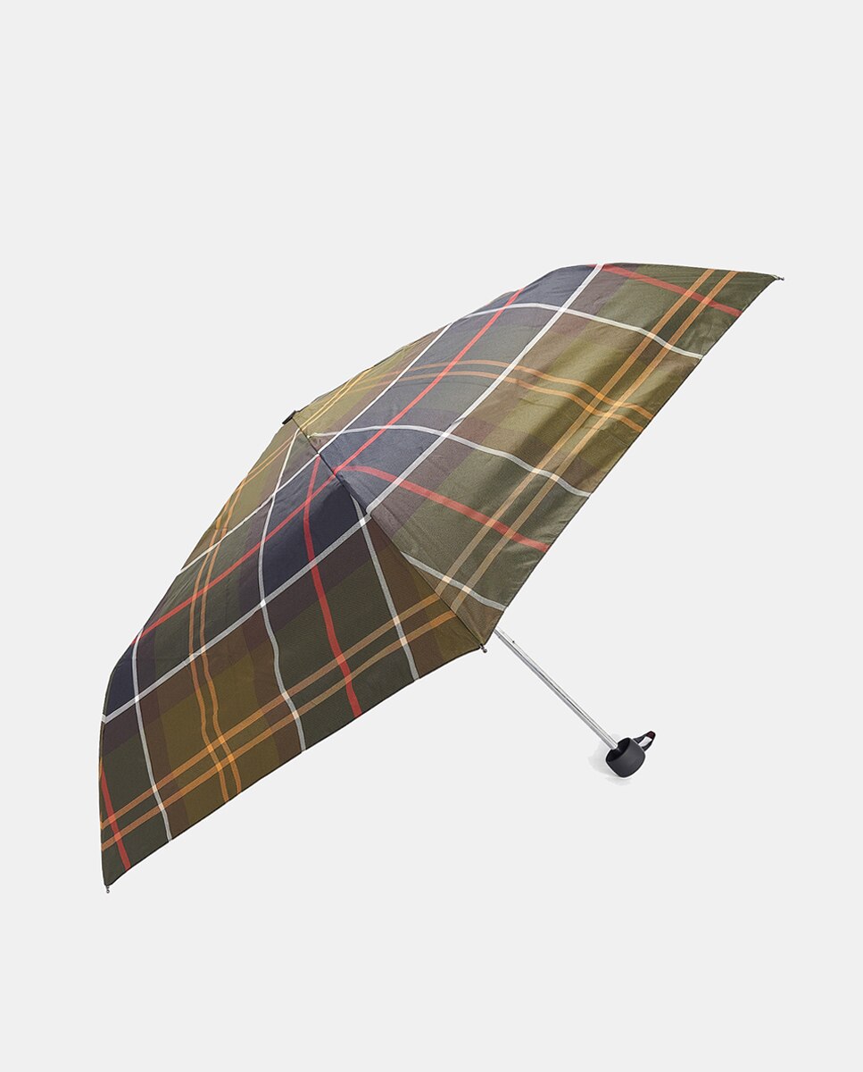 Imagen 0 de Paraguas plegable automático estampado  de cuadrós tartán Multicolor