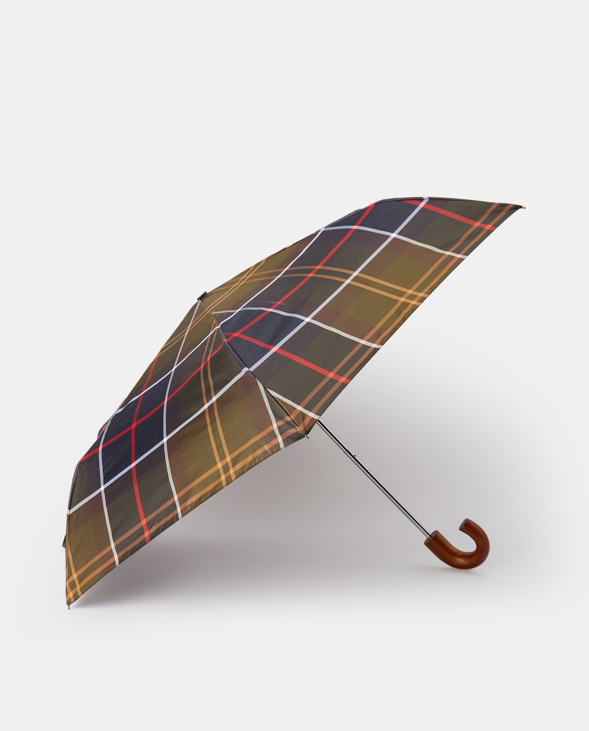 Imagen 0 de Paraguas plegable automático estampado  de cuadrós tartán Multicolor