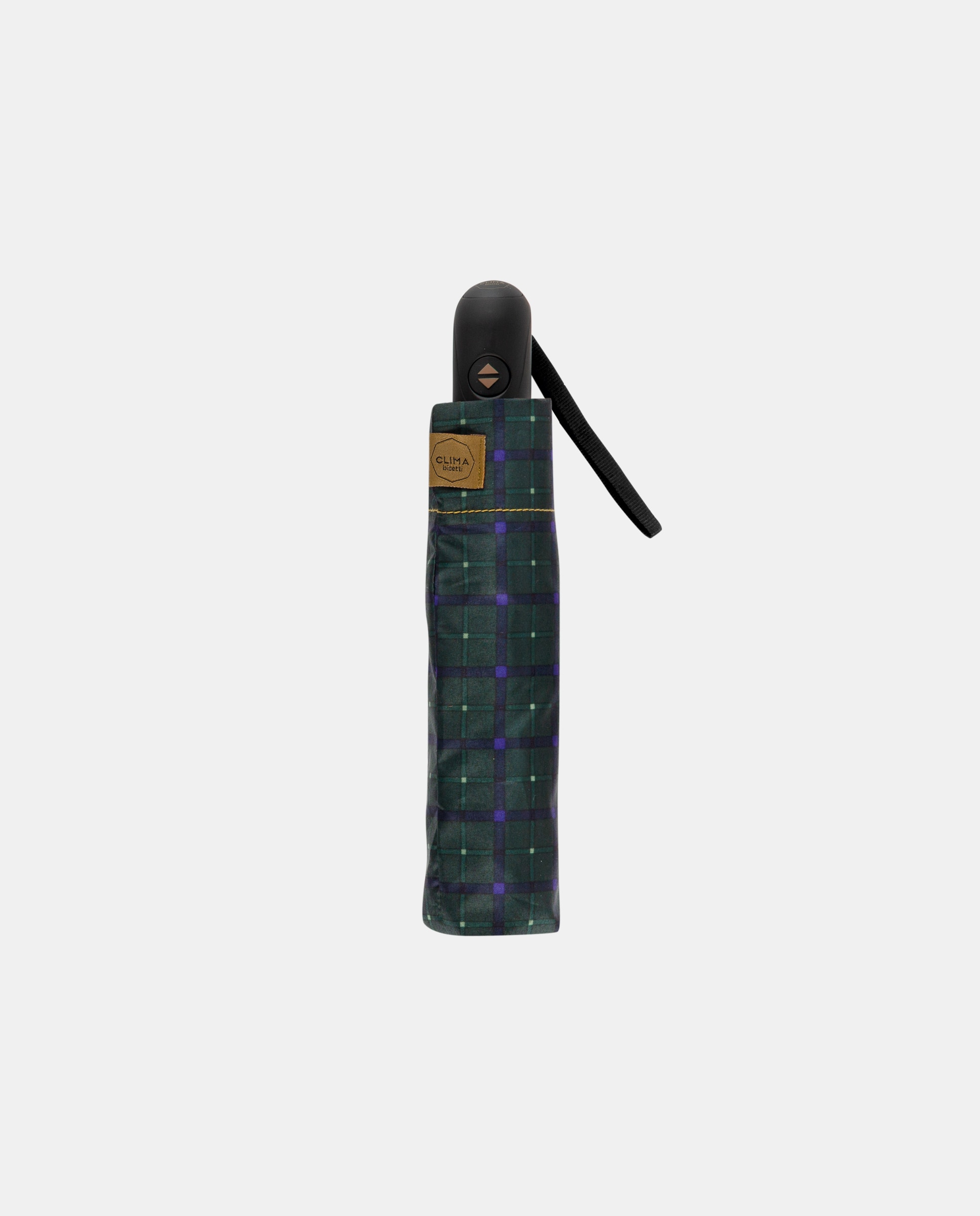 Guarda-Chuva Dobrável Automático aos Quadrados - Verde Multicolor-1