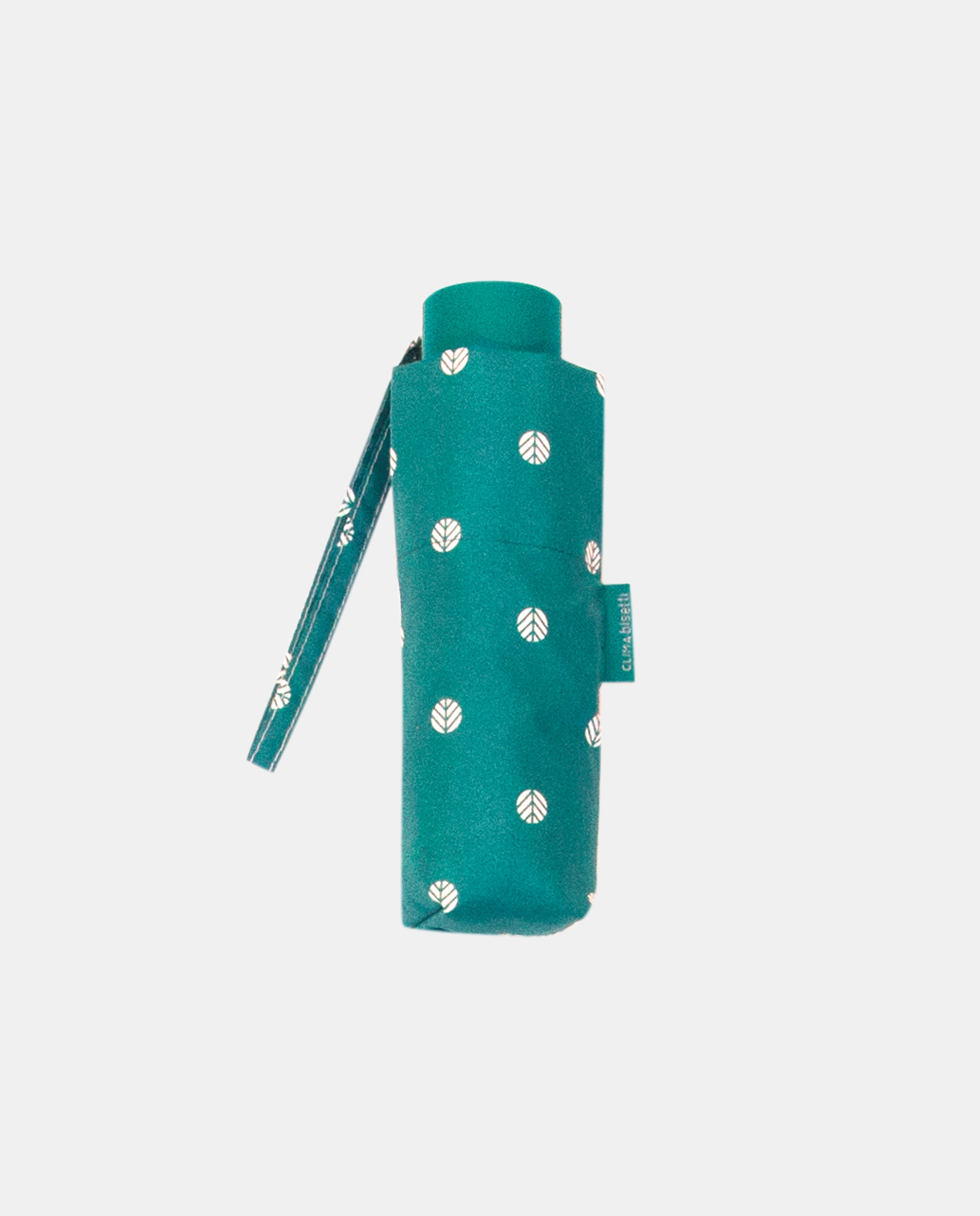 Guarda-Chuva Dobrável Manual Liso com Estampado e Proteção Solar - Azul Turquesa Turquesa-1