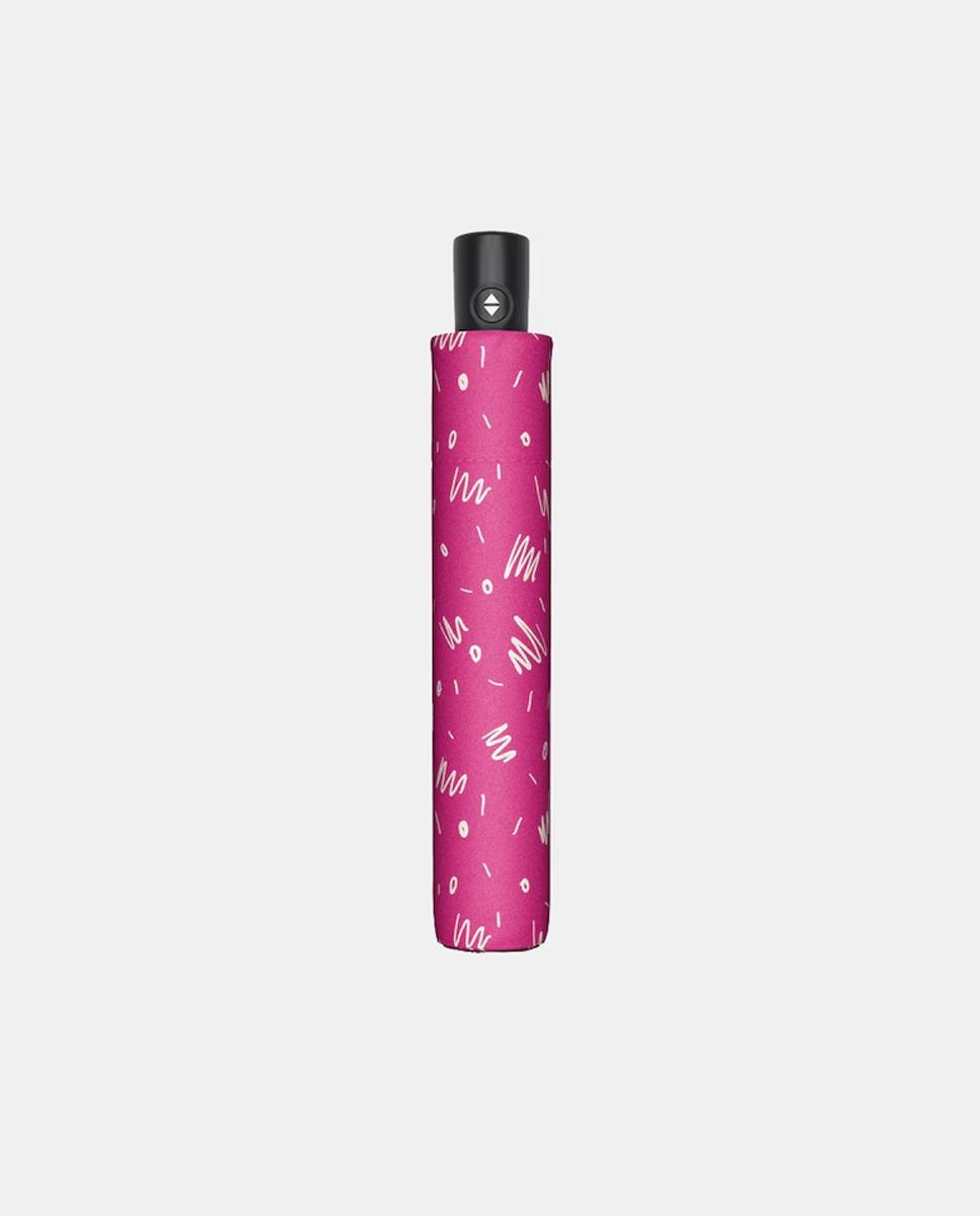 Guarda-Chuva Ligeiro Automático com Estampados - Fúcsia Fúcsia-1