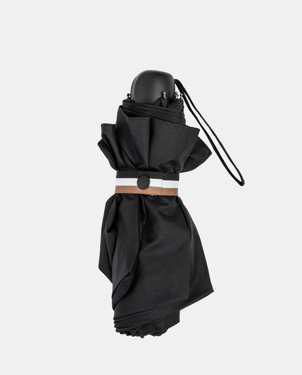 Guarda-Chuva Dobrável Manual Iconic Mini - Preto Preto-1