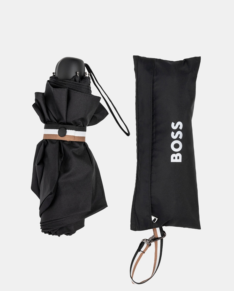 Guarda-Chuva Dobrável Manual Iconic Mini - Preto Preto-4