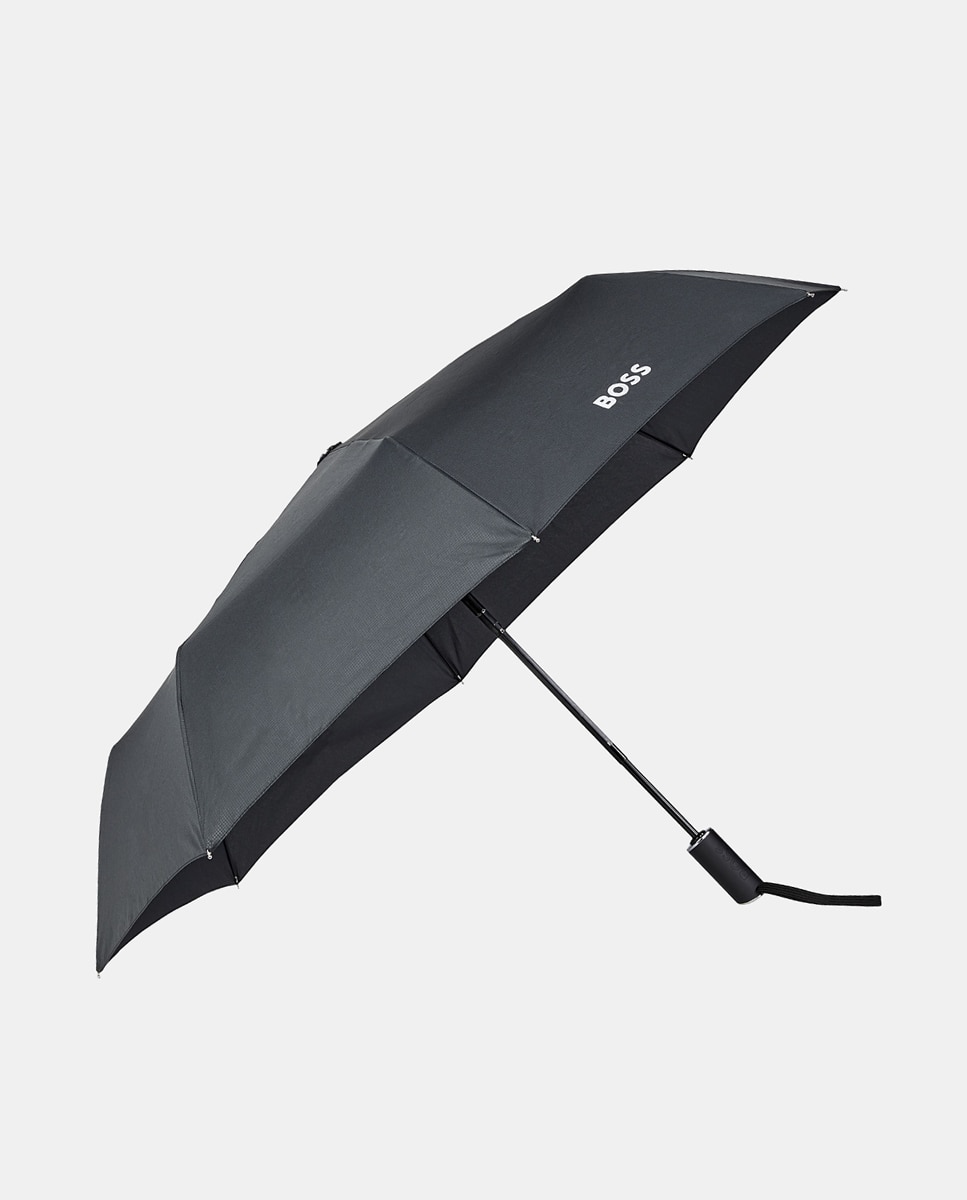 Guarda-Chuva Loop Pocket Automático Dobrável - Preto Preto-1