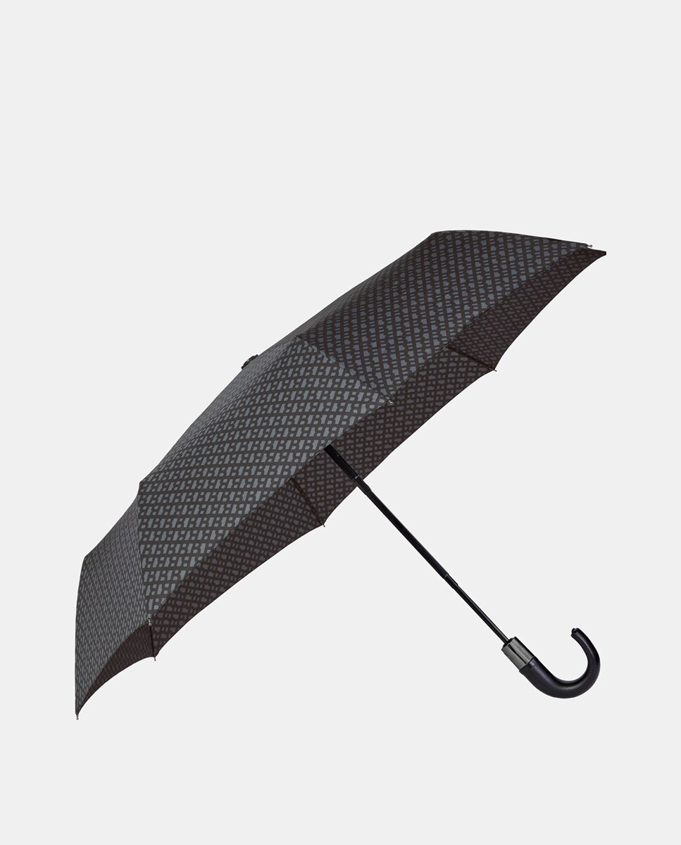 Guarda-Chuva Monnogramme Pocket Dobrável Automático - Cinzento-Escuro Cinzento-escuro-1