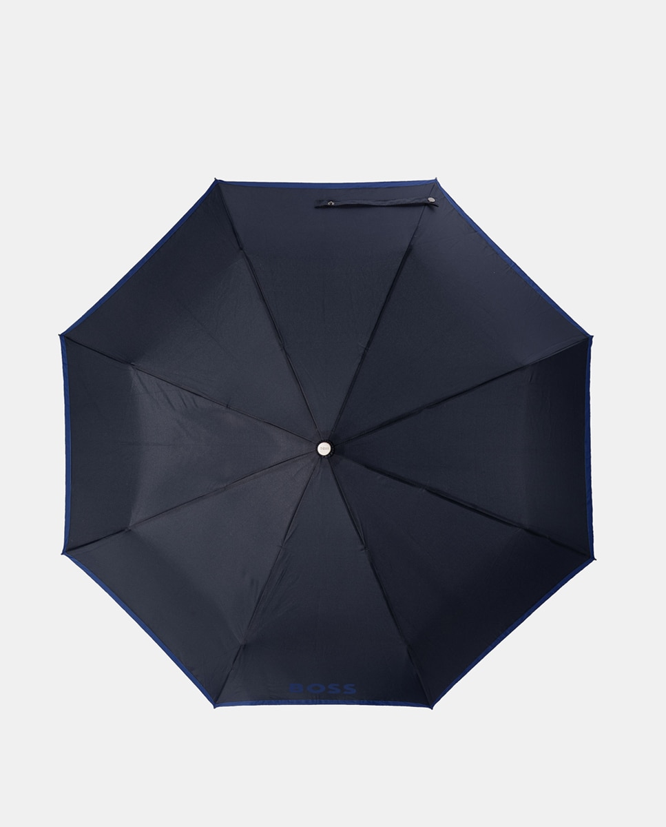 Guarda-Chuva Gear Pocket Dobrável Automático - Preto Verde-escuro-3