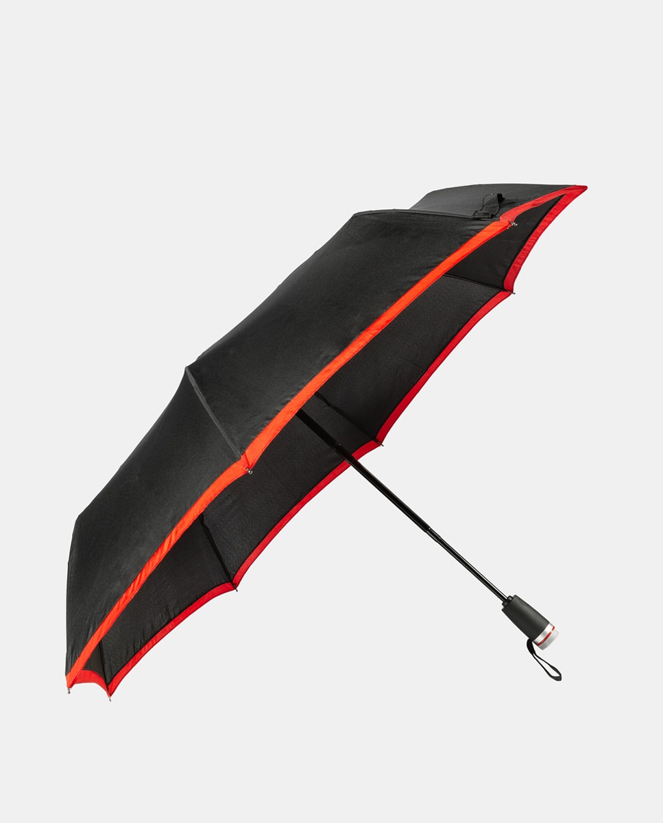 Guarda-Chuva Gear Pocket Dobrável Automático - Preto Preto-1