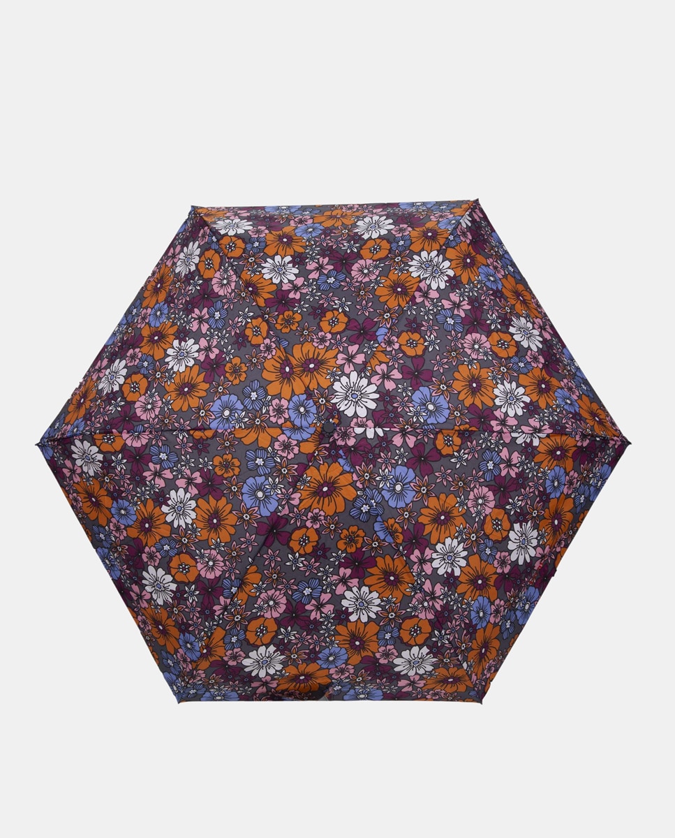 Guarda-Chuva Mini Dobrável Manual com Animal Print Multicolor-2