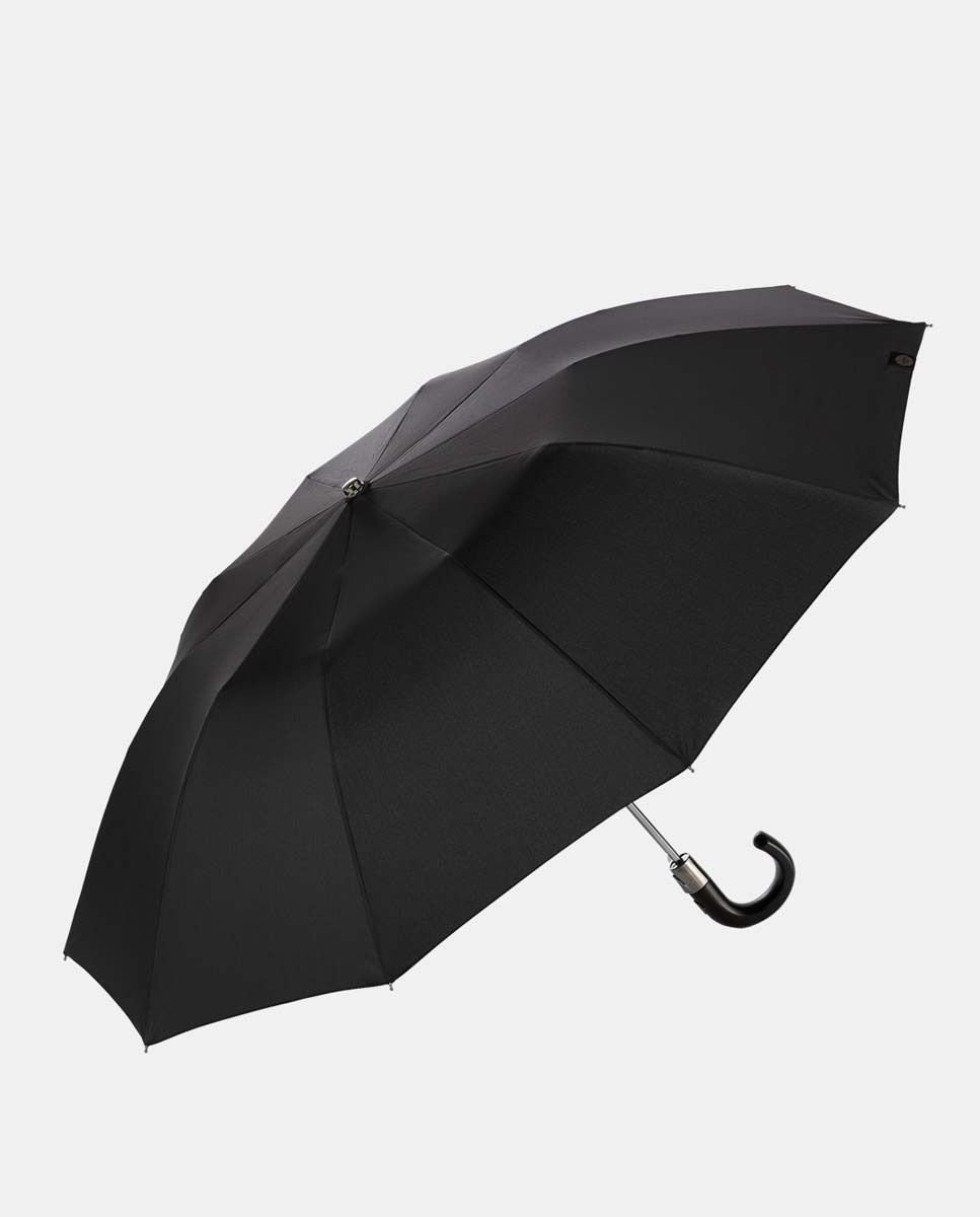Imagem 0 de Guarda-Chuva Dobrável Automático Top Less "Royal" - Preto Com Sistema Windproof. Cúpula de Grande Abertura.