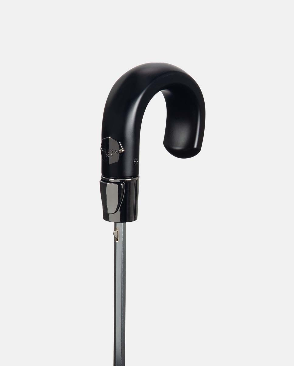 Guarda-Chuva Dobrável Automático Top Less "Royal" - Preto Com Sistema Windproof. Cúpula de Grande Abertura Preto-3