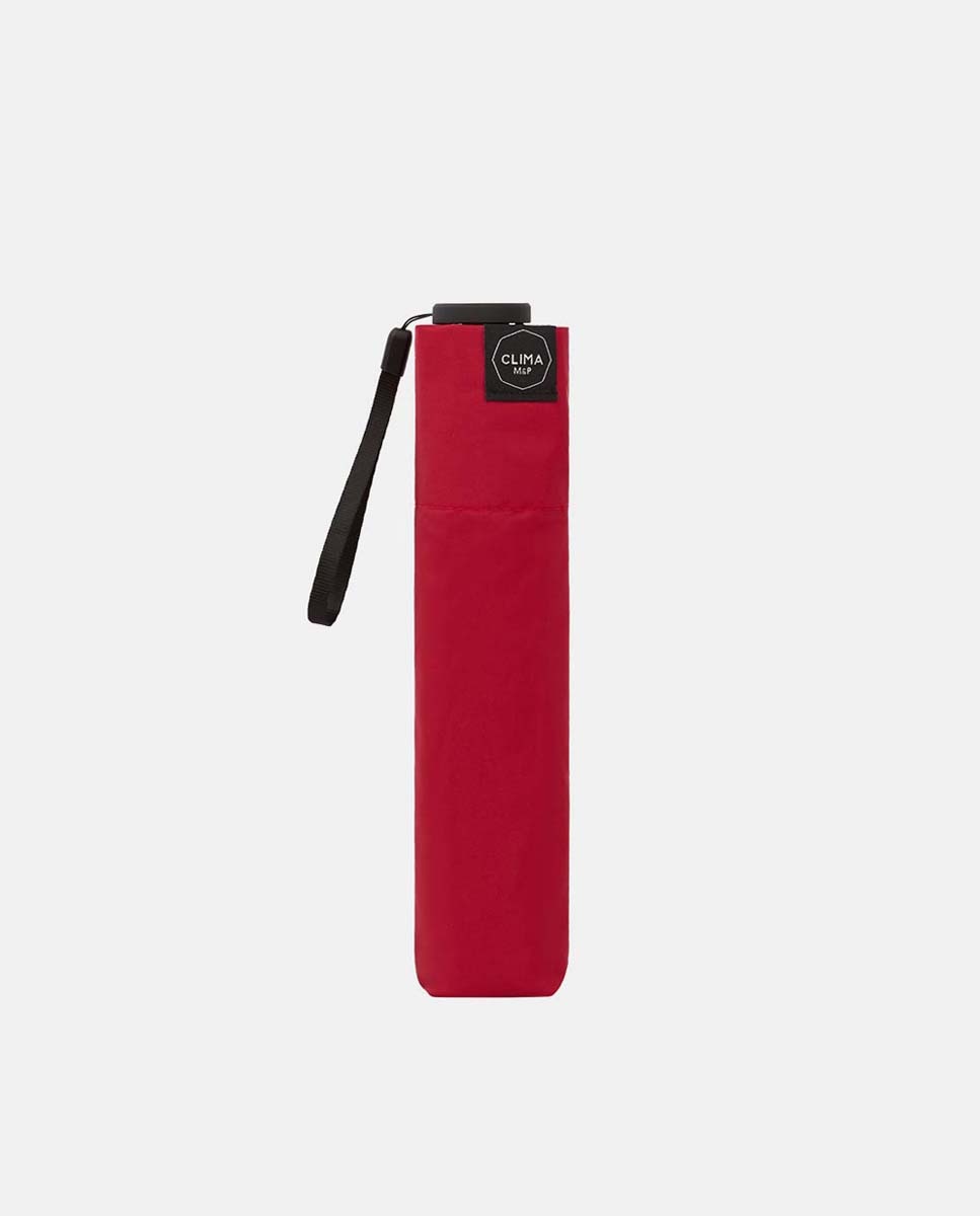 Guarda-Chuva Dobrável Ultralight com Proteção Solar UVP50+ e Sistema Anti-Vento. Pesa Apenas 130 Gramas. Vermelho-2