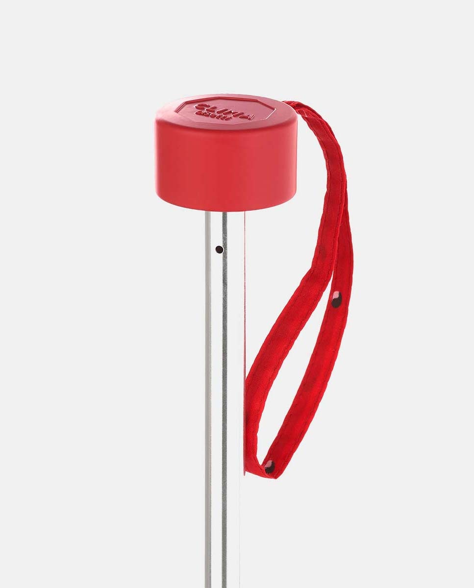 Guarda-Chuva Mini Manual "Dots" com Sistema Windproof, Proteção Solar UVP+50 e Fabricado em Poliéster Reciclado e Reciclável Vermelho-3