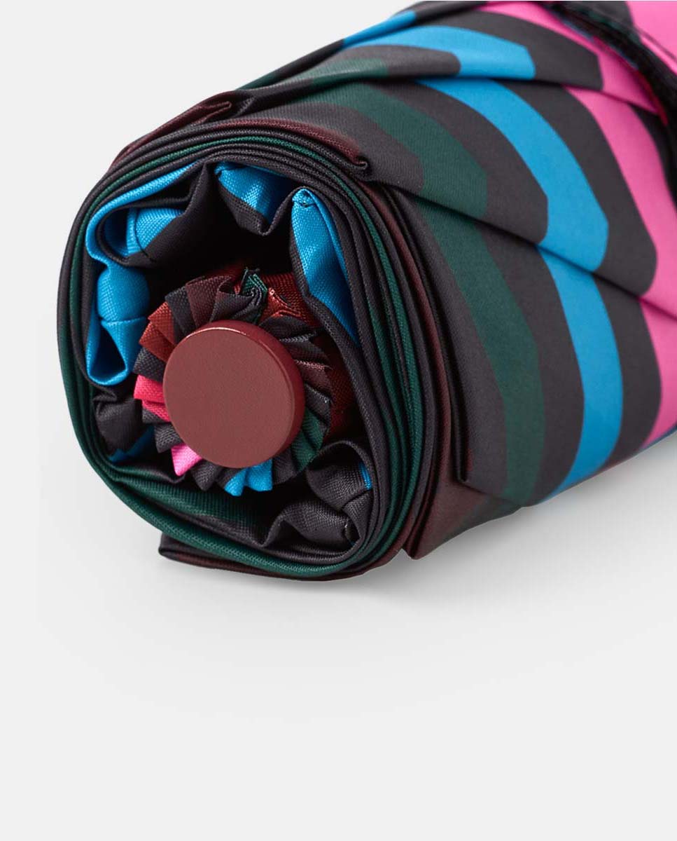 Guarda-Chuva Dobrável Abre e Fecha "Calexico" com Proteção Solar UVP50+ e Tecido Reciclado. Com Sistema Windproof Multicolor-2
