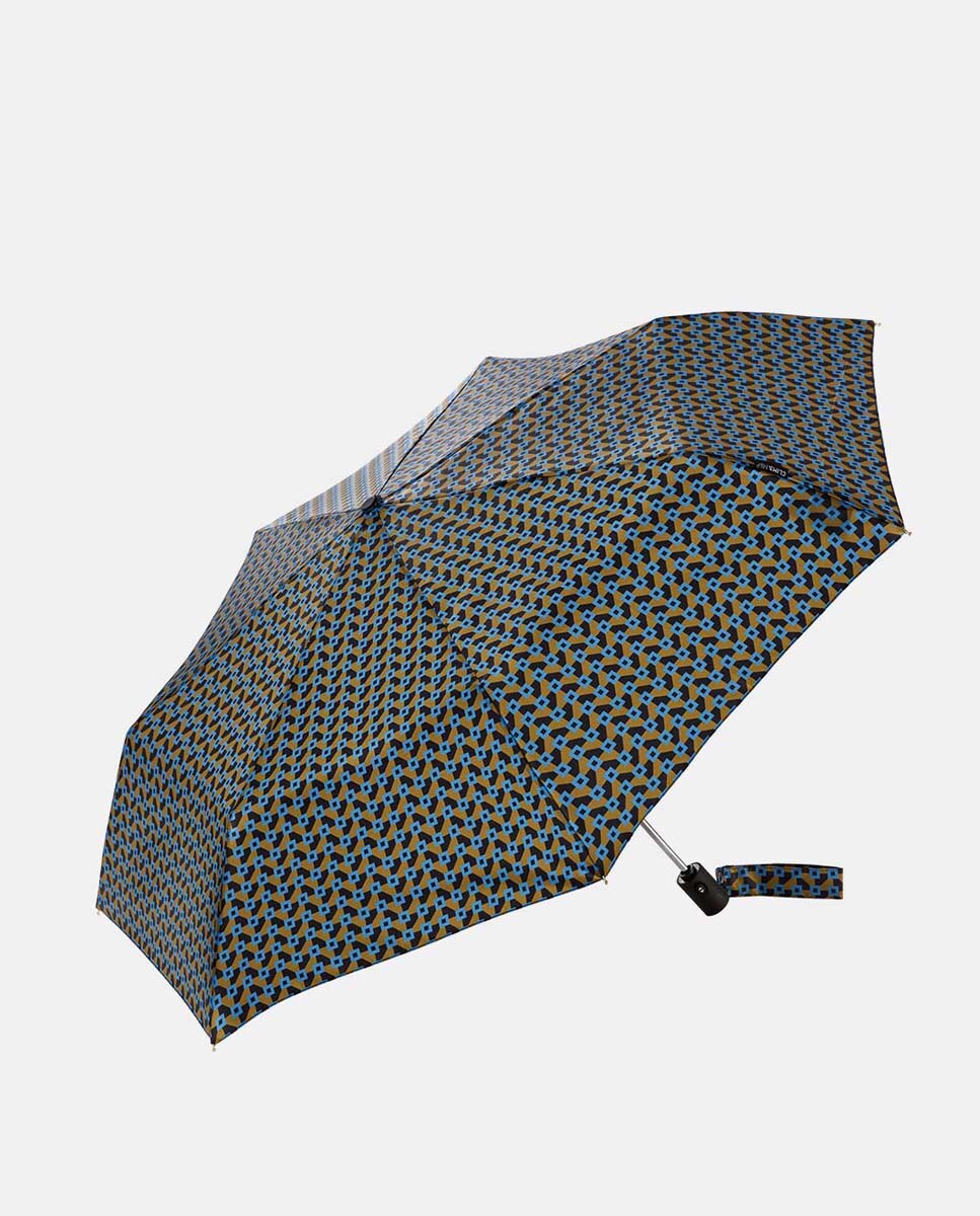 Imagem 0 de Guarda-Chuva Dobrável Abre e Fecha "Blocks" com Proteção Solar UVP50+ e Tecido Reciclado. Com Sistema Windproof.