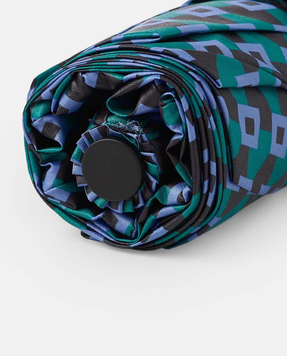 Guarda-Chuva Dobrável Abre e Fecha "Blocks" com Proteção Solar UVP50+ e Tecido Reciclado. Com Sistema Windproof Verde-3