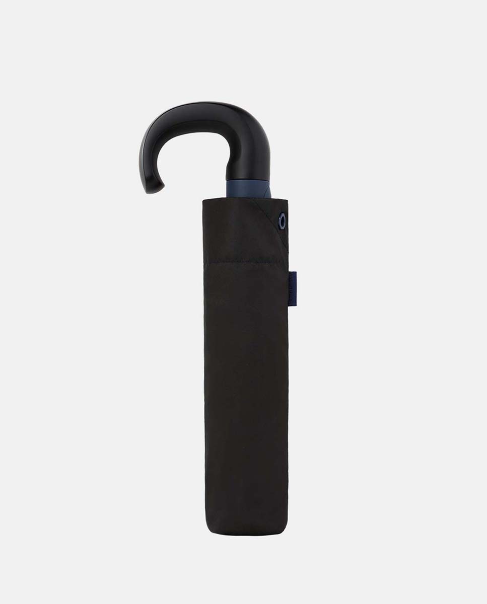 Guarda-Chuva Dobrável Abre e Fecha "Black" com Sistema Windproof. Fabricado em Poliéster Reciclado e Reciclável Azul-2