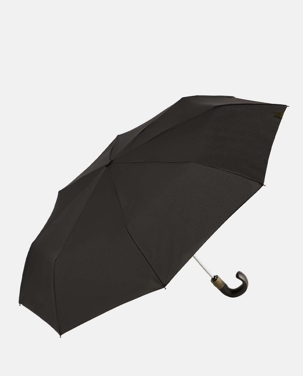 Imagem 0 de Guarda-Chuva Dobrável Abre e Fecha "Black" com Sistema Windproof. Fabricado em Poliéster Reciclado e Reciclável.