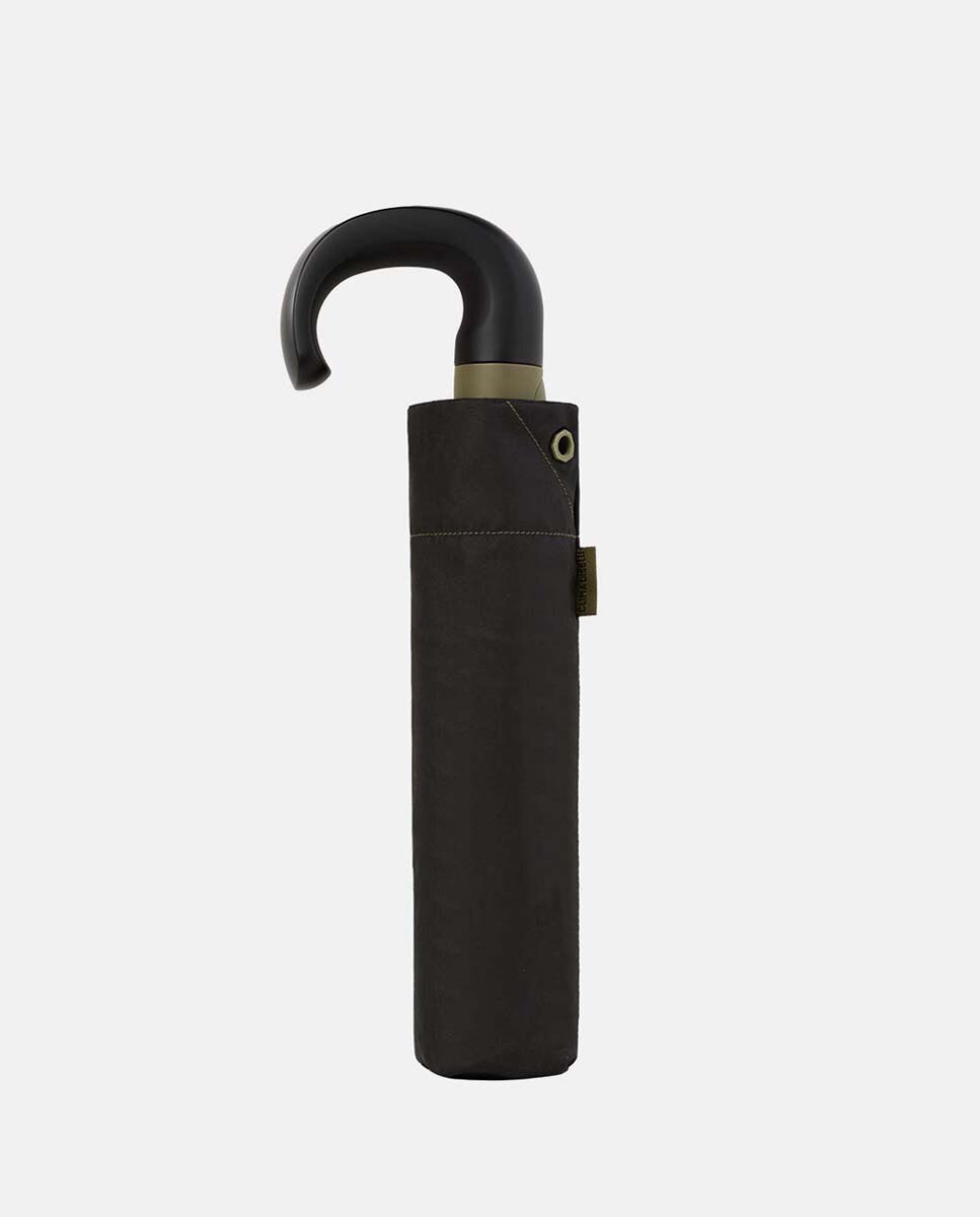 Guarda-Chuva Dobrável Abre e Fecha "Black" com Sistema Windproof. Fabricado em Poliéster Reciclado e Reciclável Verde-2