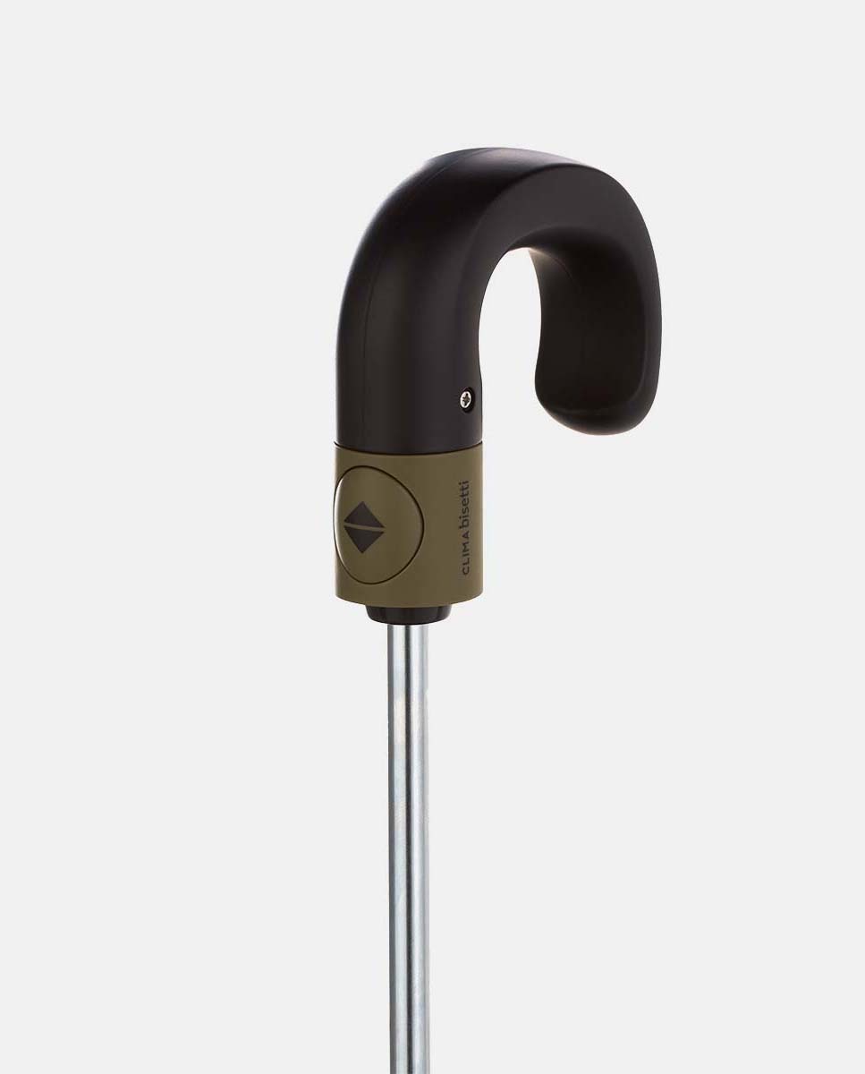 Guarda-Chuva Dobrável Abre e Fecha "Black" com Sistema Windproof. Fabricado em Poliéster Reciclado e Reciclável Verde-3