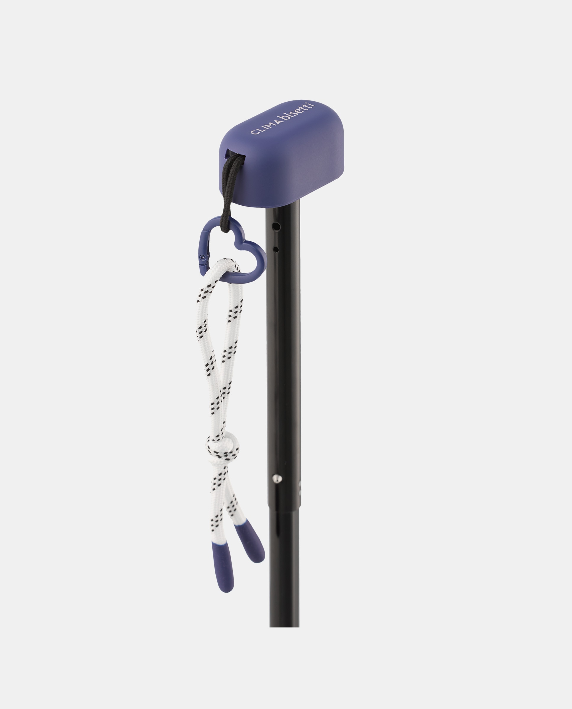 Guarda-Chuva Dobrável Mini Manual "Vichy". Trata-se de um Guarda-Chuva Ultraligeiro com Bolsa, UVP 50+, Tecido de Poliéster Reciclado e Reciclável Azul-4