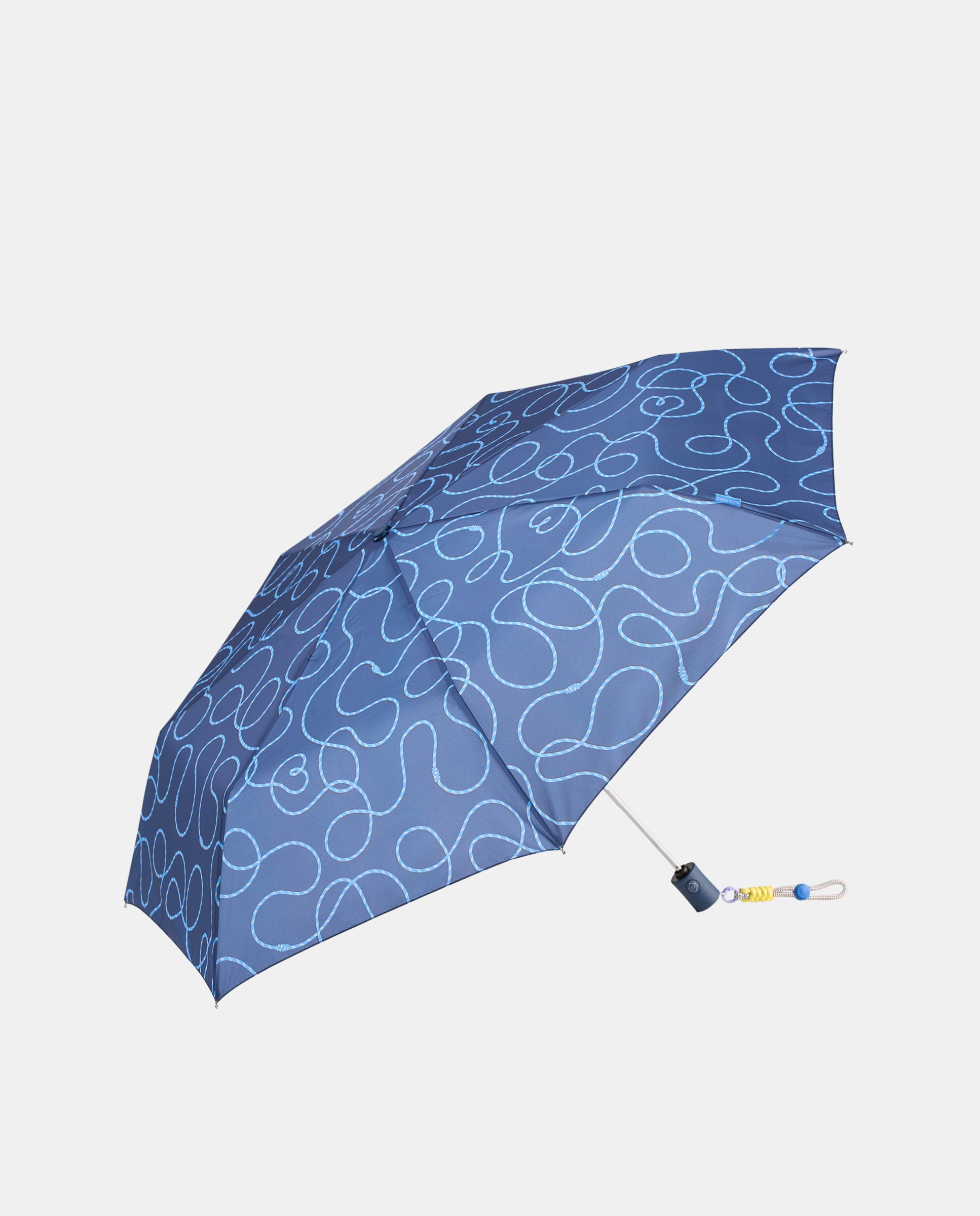 Imagem 0 de Guarda-Chuva Dobrável Manual de Punho Curvo "Cords" com Proteção Solar UVP50+ e Tecido de Poliéster Reciclado e Reciclável.