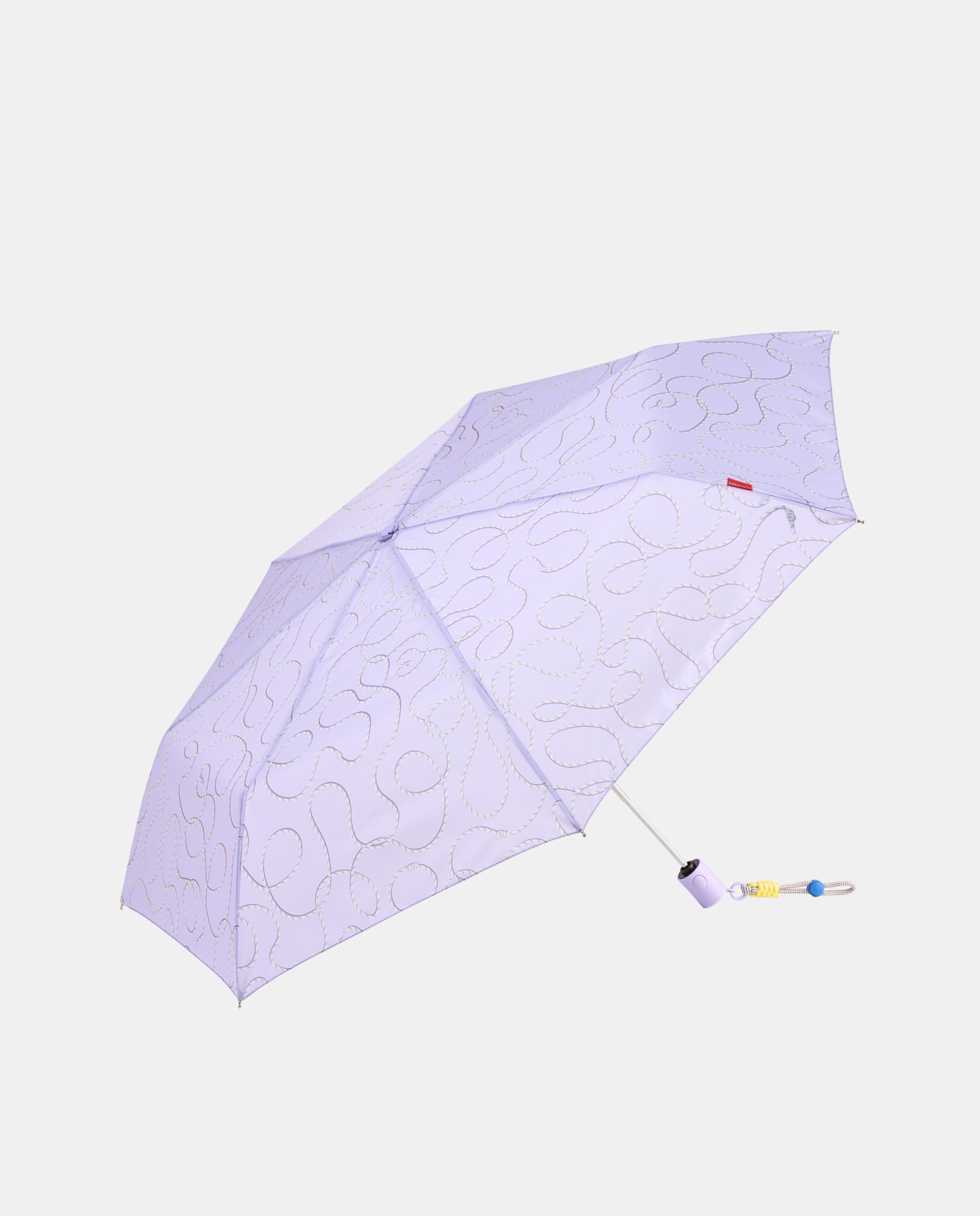 Imagem 0 de Guarda-Chuva Dobrável Manual de Punho Curvo "Cords" com Proteção Solar UVP50+ e Tecido de Poliéster Reciclado e Reciclável.