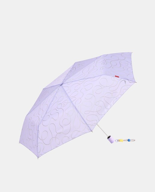 Imagem 0 de Guarda-Chuva Dobrável Manual de Punho Curvo "Cords" com Proteção Solar UVP50+ e Tecido de Poliéster Reciclado e Reciclável.