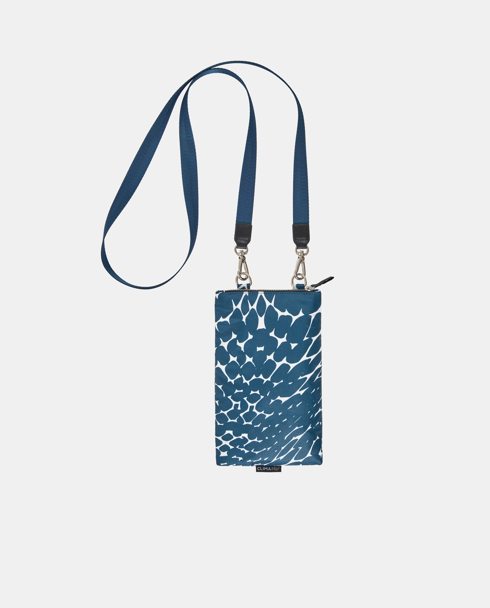 Guarda-Chuva Mini Manual "Stones" com Design Inspirado em Texturas Naturais. Inclui Bolsa a Condizer, Tecido Reciclado e é Resistente ao Vento Azul-3