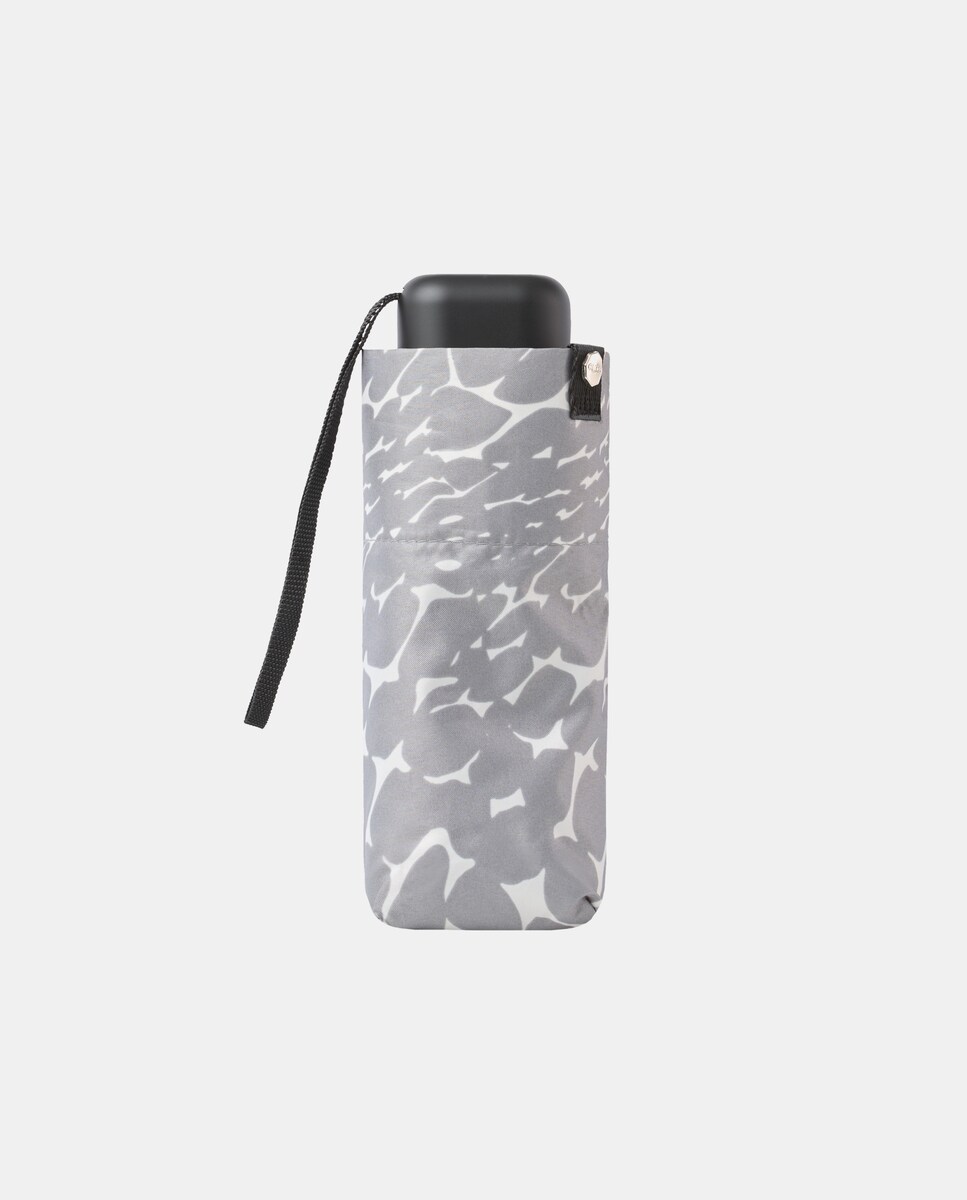 Guarda-Chuva Mini Manual "Stones" com Design Inspirado em Texturas Naturais. Inclui Bolsa a Condizer, Tecido Reciclado e é Resistente ao Vento. Cinzento-3