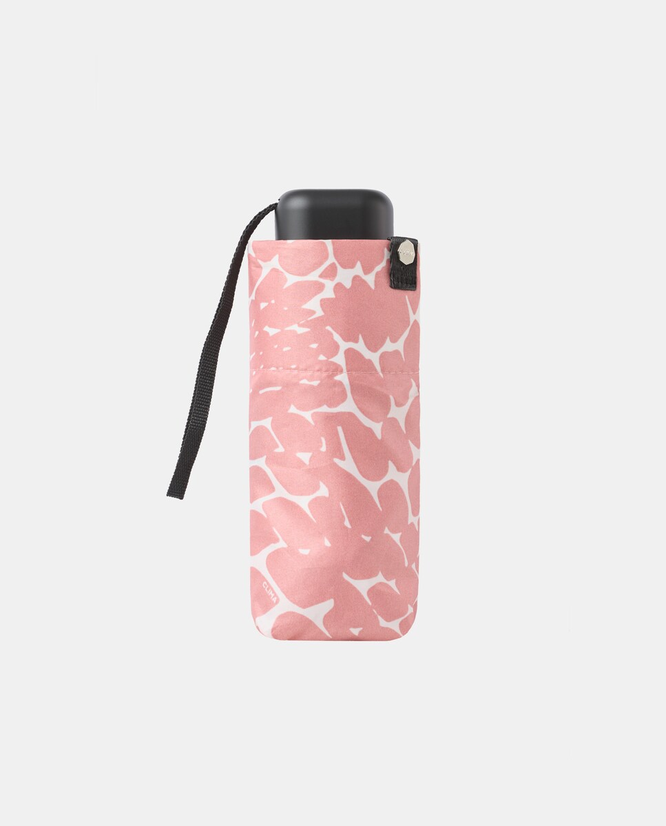 Guarda-Chuva Mini Manual "Stones" com Design Inspirado em Texturas Naturais. Inclui Bolsa a Condizer, Tecido Reciclado e é Resistente ao Vento. Rosa-4