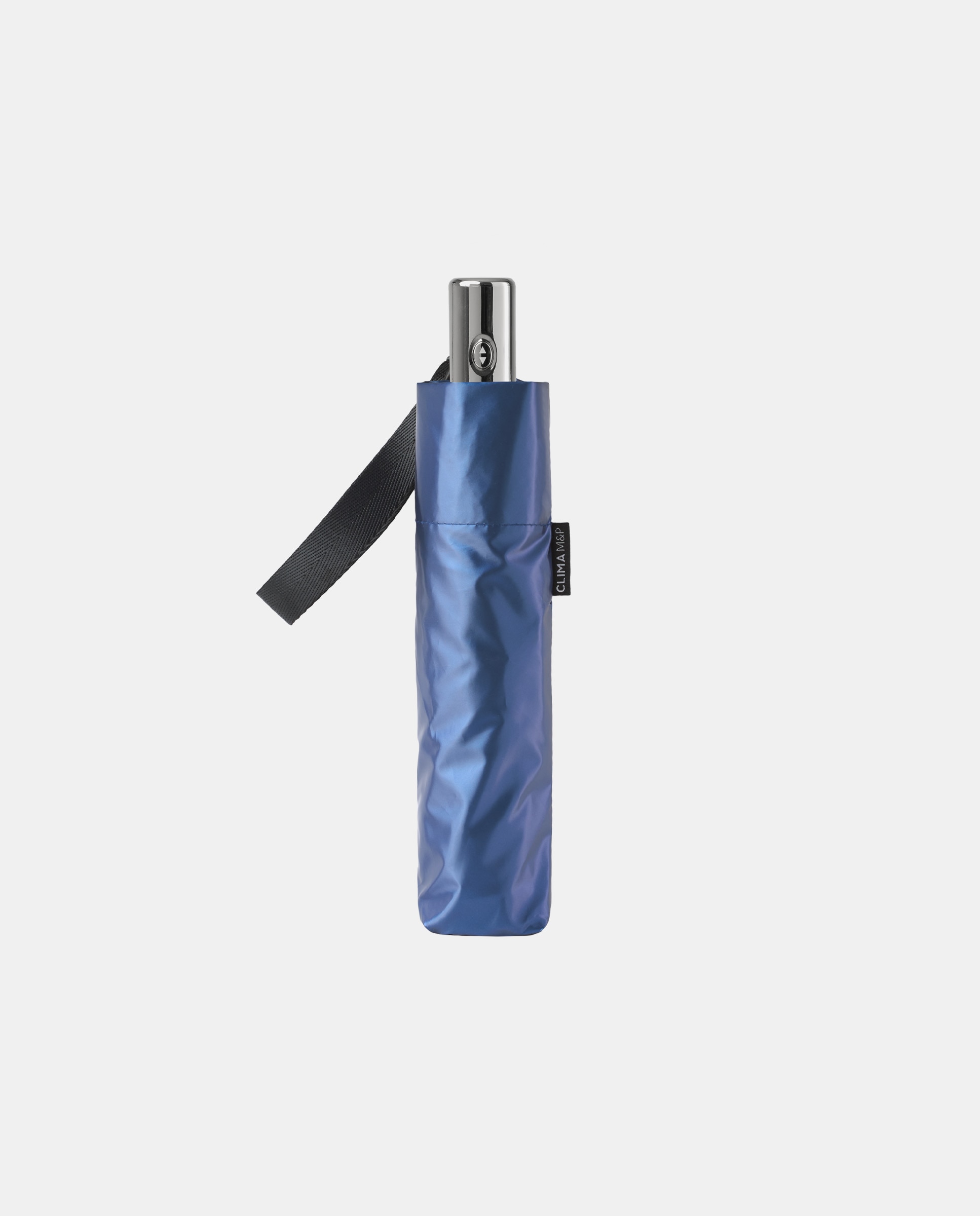 Guarda-Chuva Dobrável "Metallize" com Tecido Duplo Metalizado e Abertura/Fecho Automáticos. Elegante, Ligeiro e Resistente Azul-marinho-2