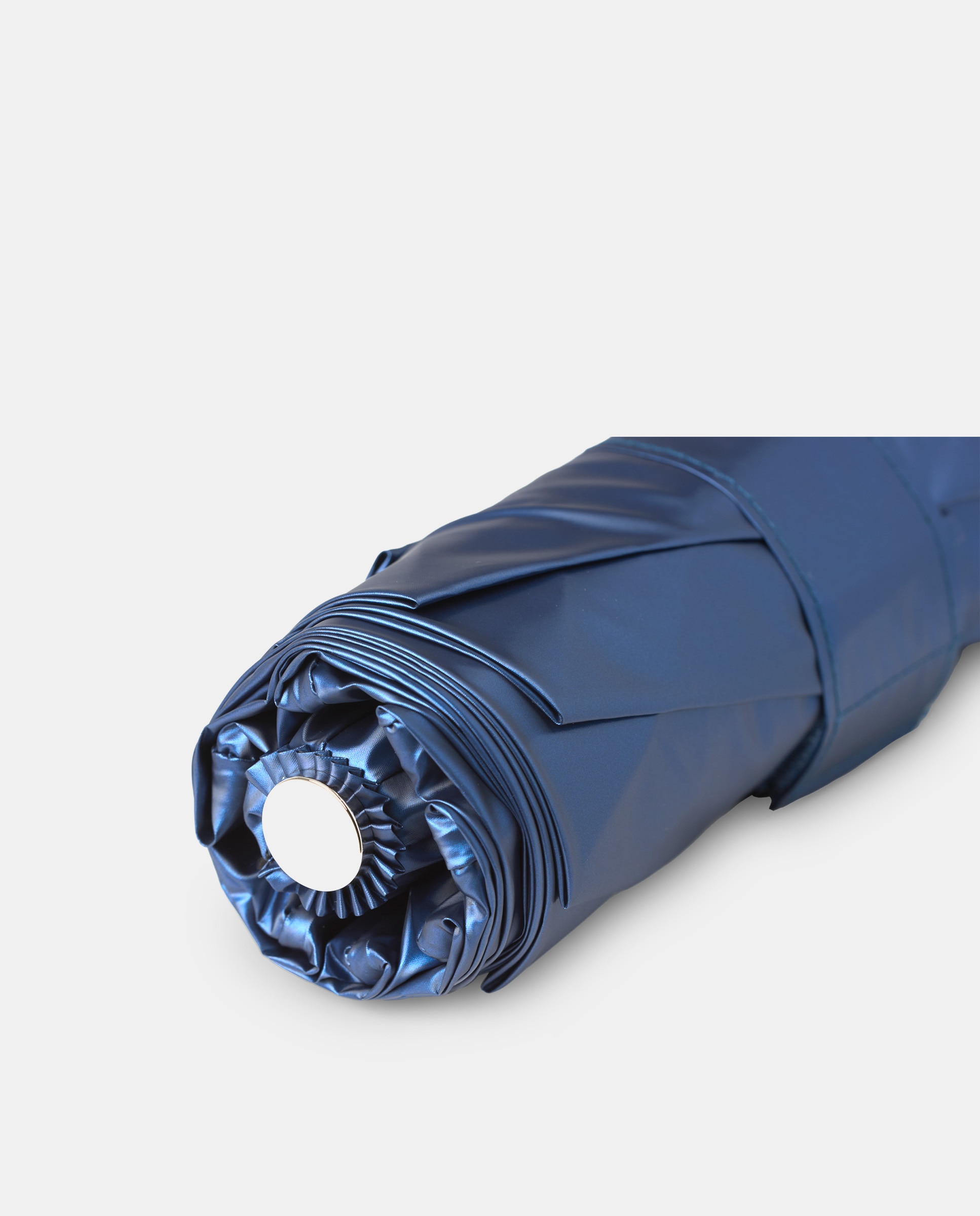 Guarda-Chuva Dobrável "Metallize" com Tecido Duplo Metalizado e Abertura/Fecho Automáticos. Elegante, Ligeiro e Resistente Azul-marinho-3