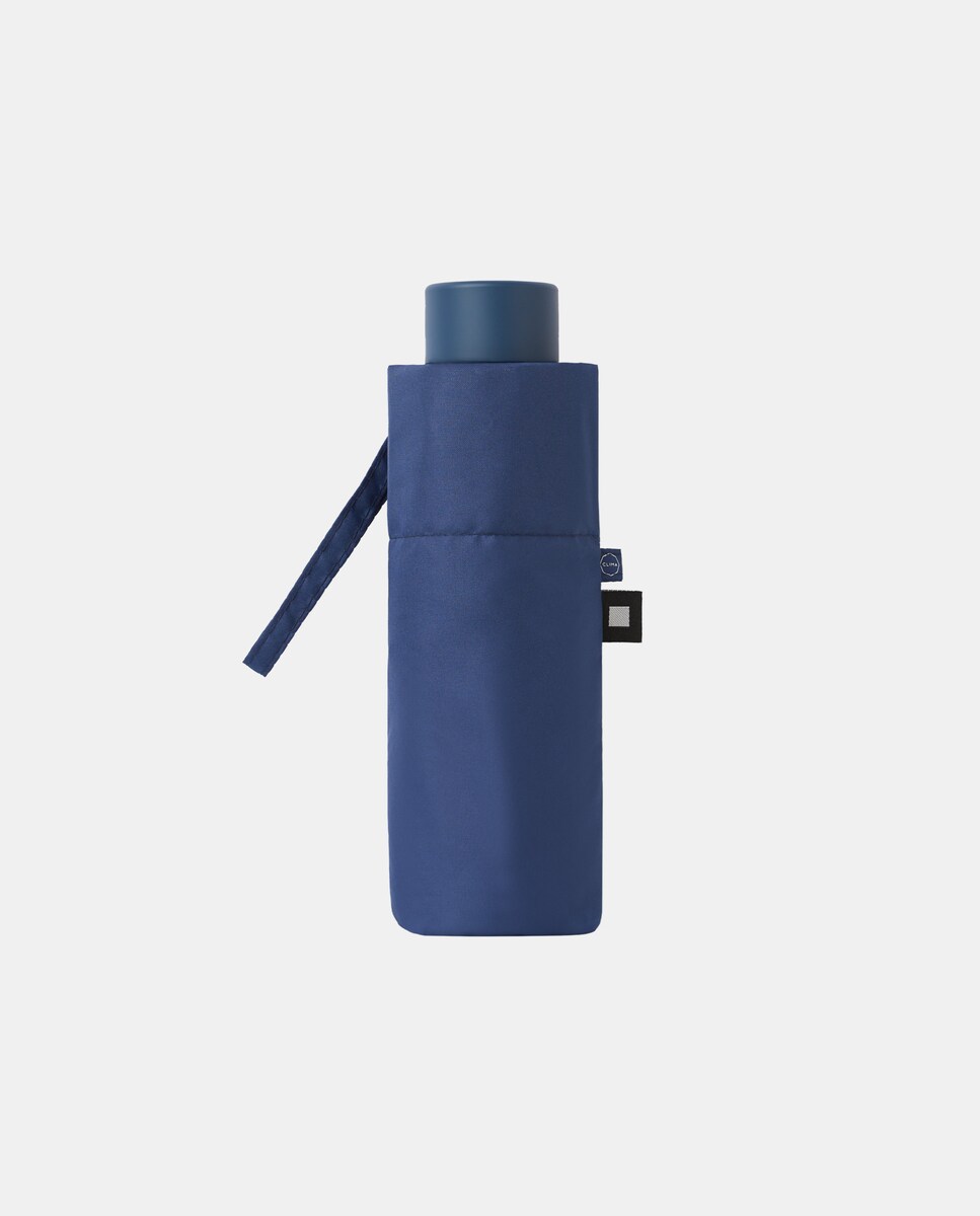 Guarda-Chuva Dobrável Mini Manual "Colors" com Sistema Windproof, Proteção Solar UVP50+, Ligeiro e Fabricado em Poliéster Reciclado e Reciclável Azul-2