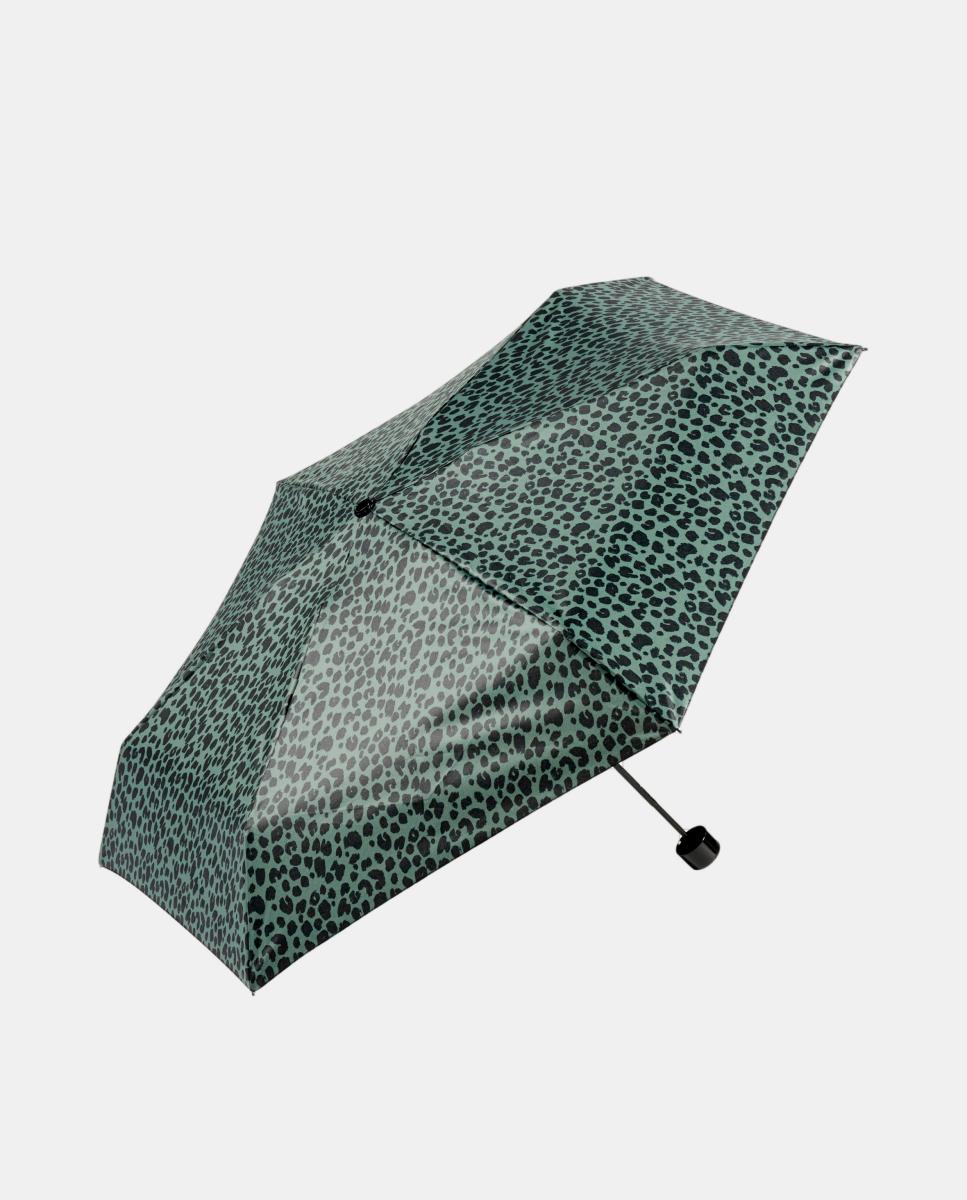 Imagem 0 de Guarda-Chuva Dobrável com Nécessaire de Neopreno. Animal print