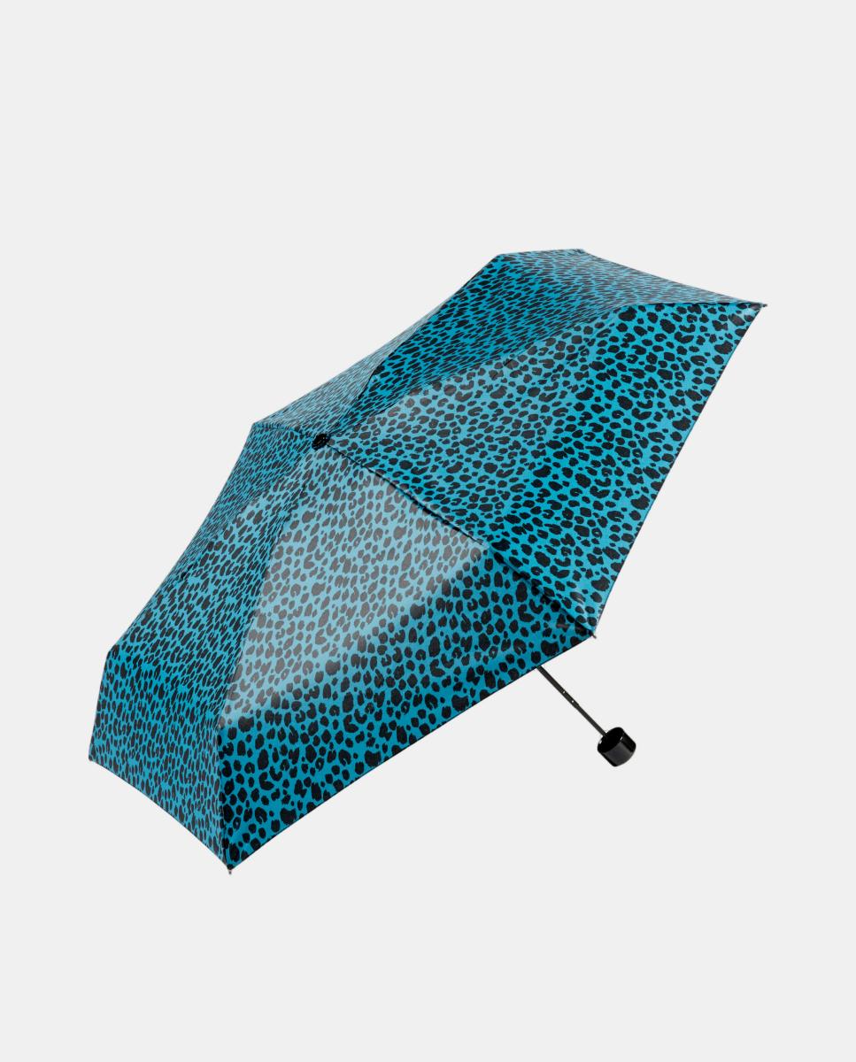 Imagem 0 de Guarda-Chuva Dobrável com Nécessaire de Neopreno. Animal print