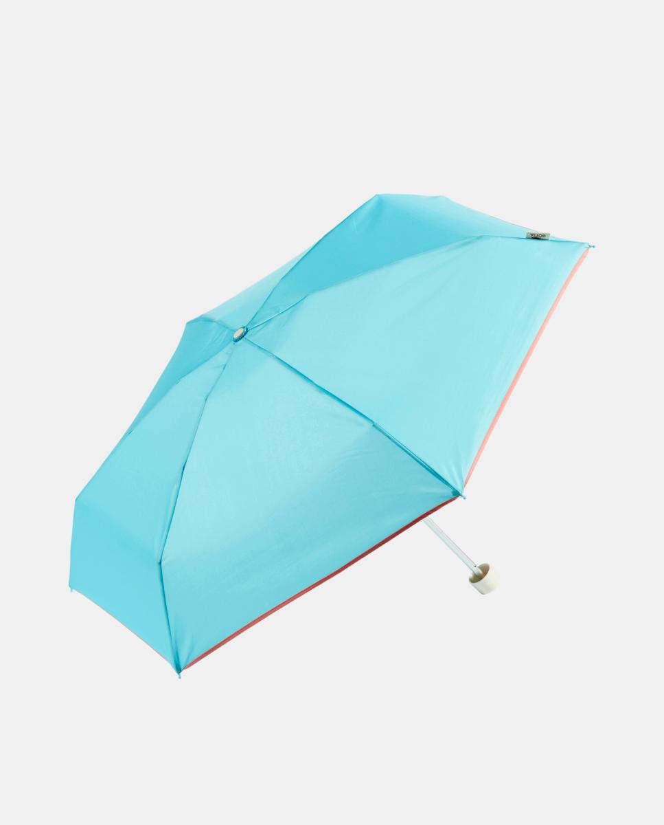 Imagem 0 de Guarda-Chuva Dobrável Manual Liso. Com Estojo de Neopreno