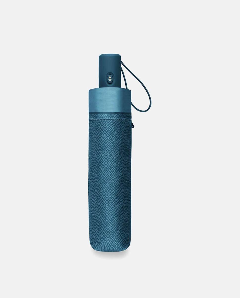 Guarda-Chuva Dobrável AOC de Linho com Estampado Azul-2