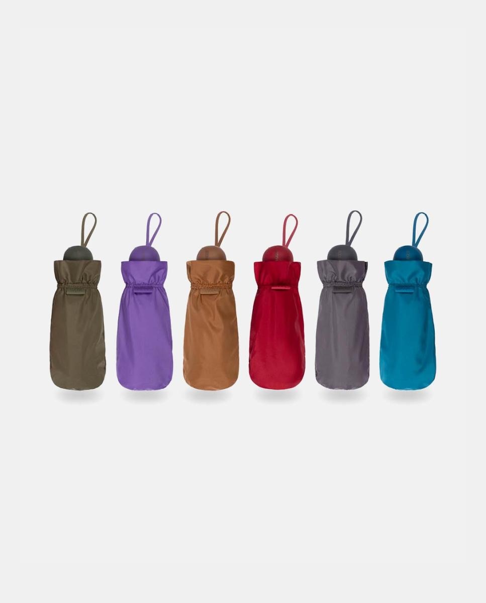 Guarda-Chuva Mini Manual UV Light Azul-4