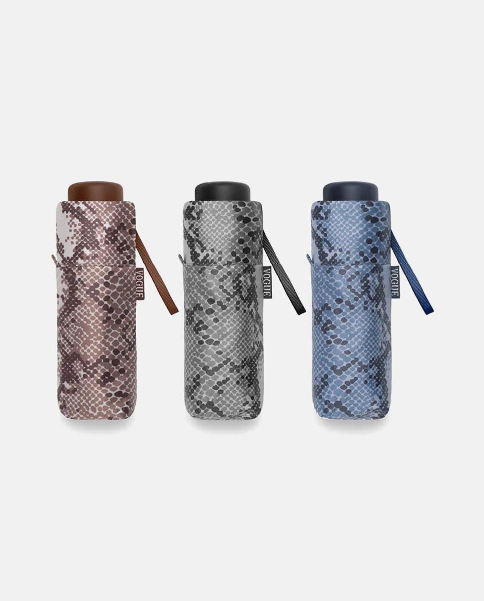 Guarda-Chuva Mini Manual com Estampado Snake Azul-4