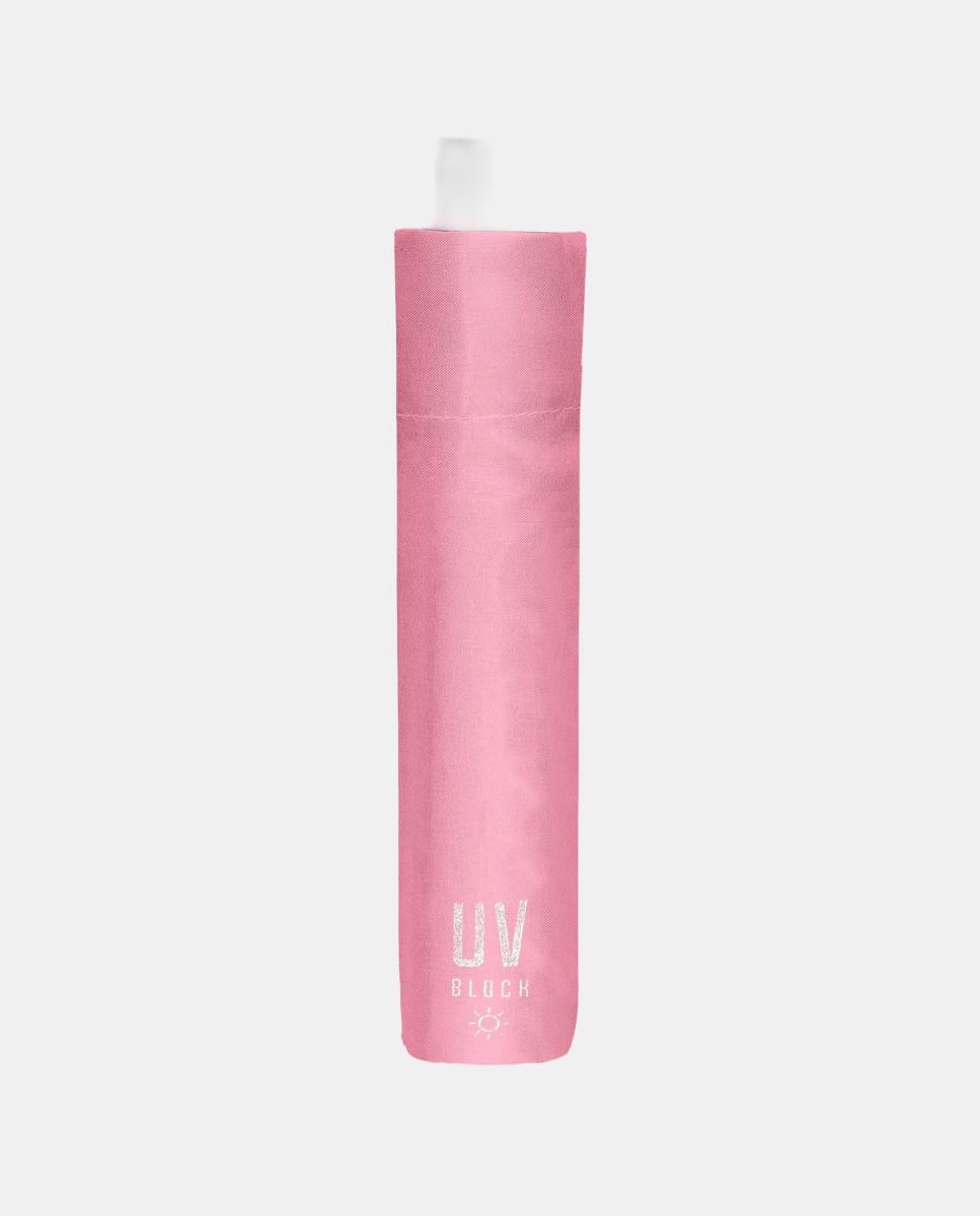 Guarda-Chuva Dobrável 52/6 Manual Extra Ligeiro, com Proteção UV50+ Rosa-2