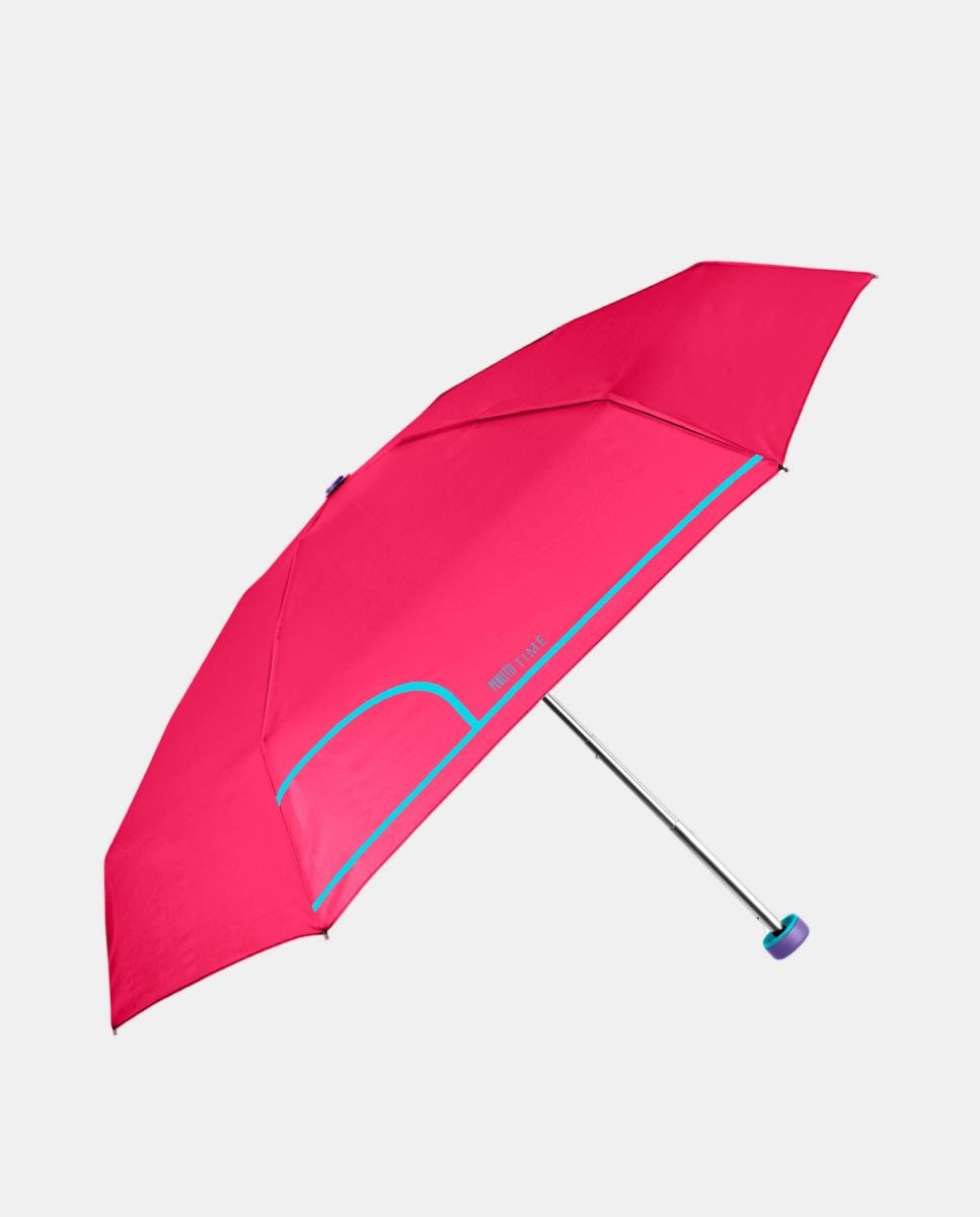 Imagen 0 de Paraguas mujer plegable mini 51/6 manual, ligero Fucsia