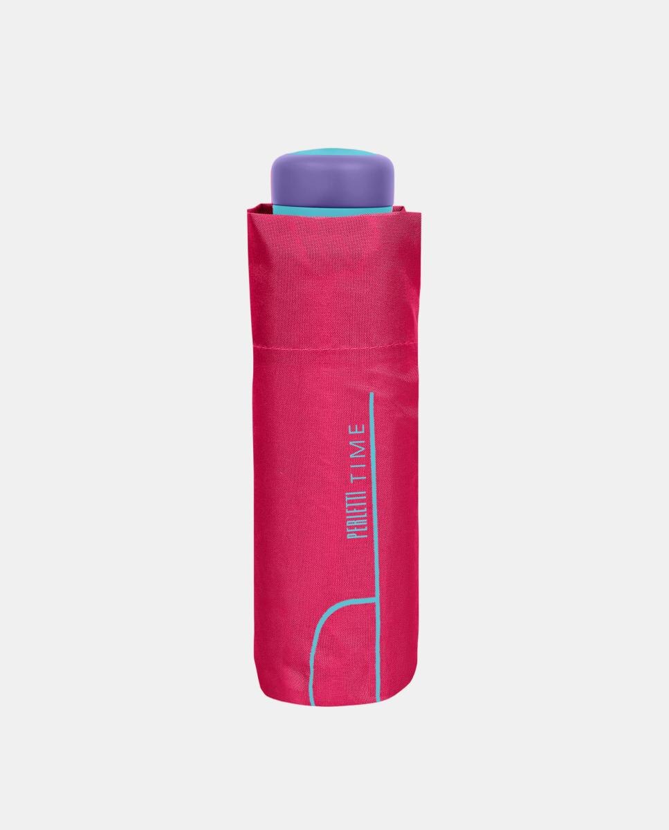 Paraguas mujer plegable mini 51/6 manual, ligero - Perletti - Fucsia Fucsia-2