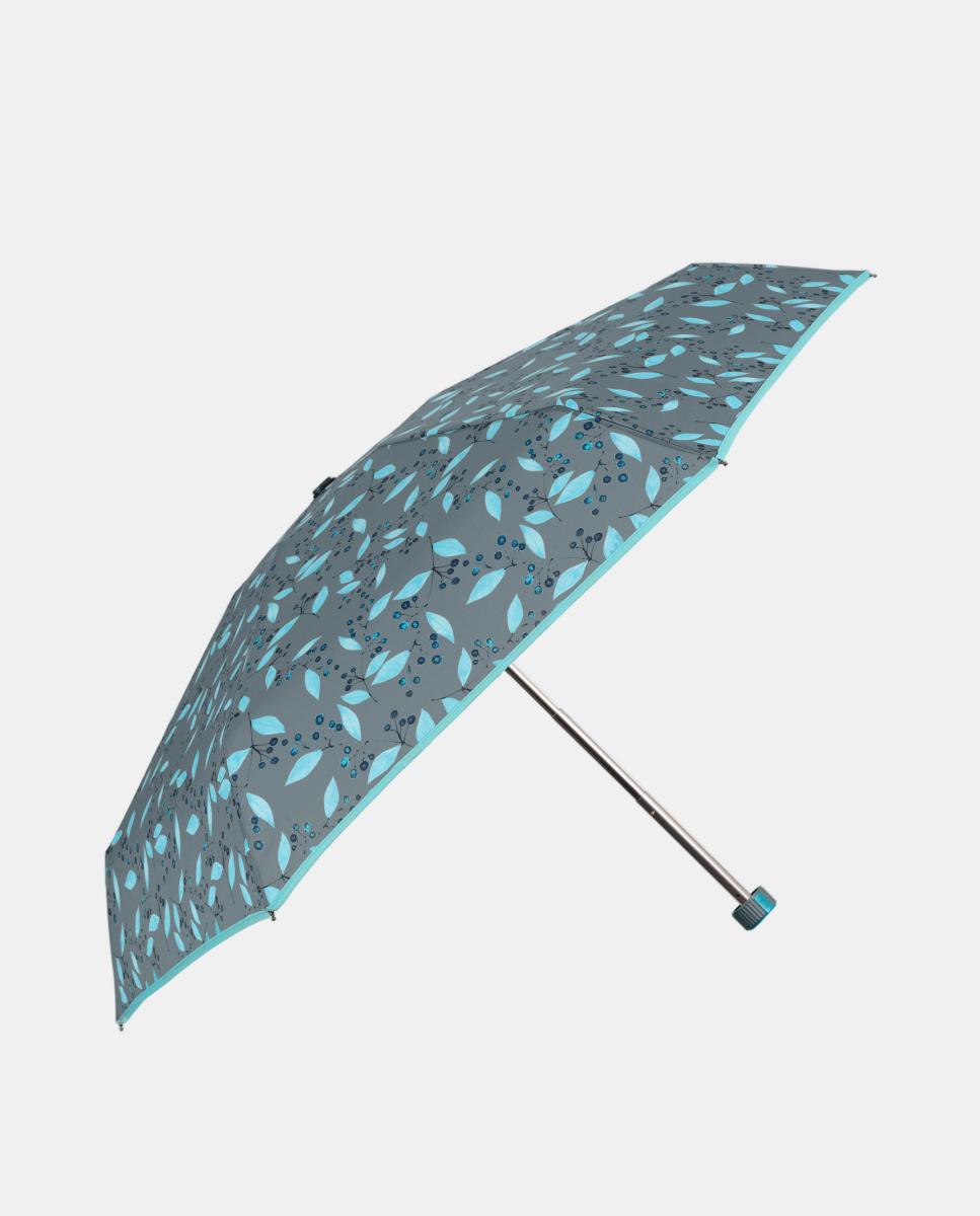 Imagem 0 de Guarda-Chuva Dobrável Mini 51/6 Manual com Impressão de Folhas Pequenas