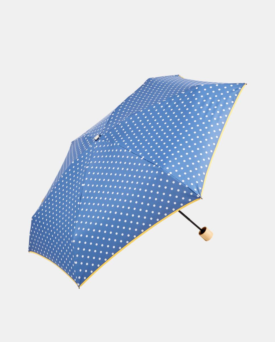 Imagem 0 de Guarda-Chuva Dobrável UPF50+ com Estampado às Bolinhas.