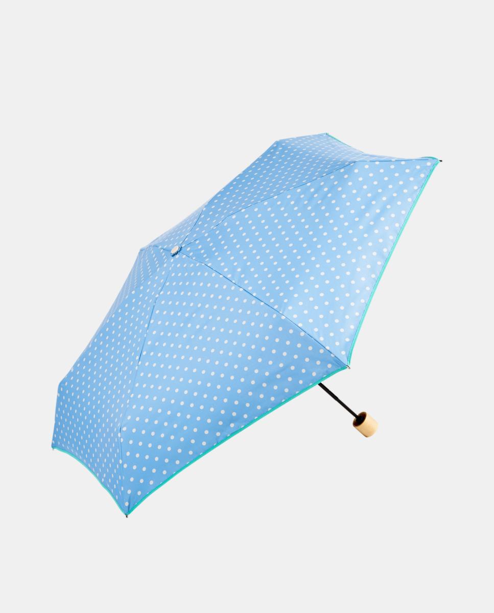Imagem 0 de Guarda-Chuva Dobrável UPF50+ com Estampado às Bolinhas.