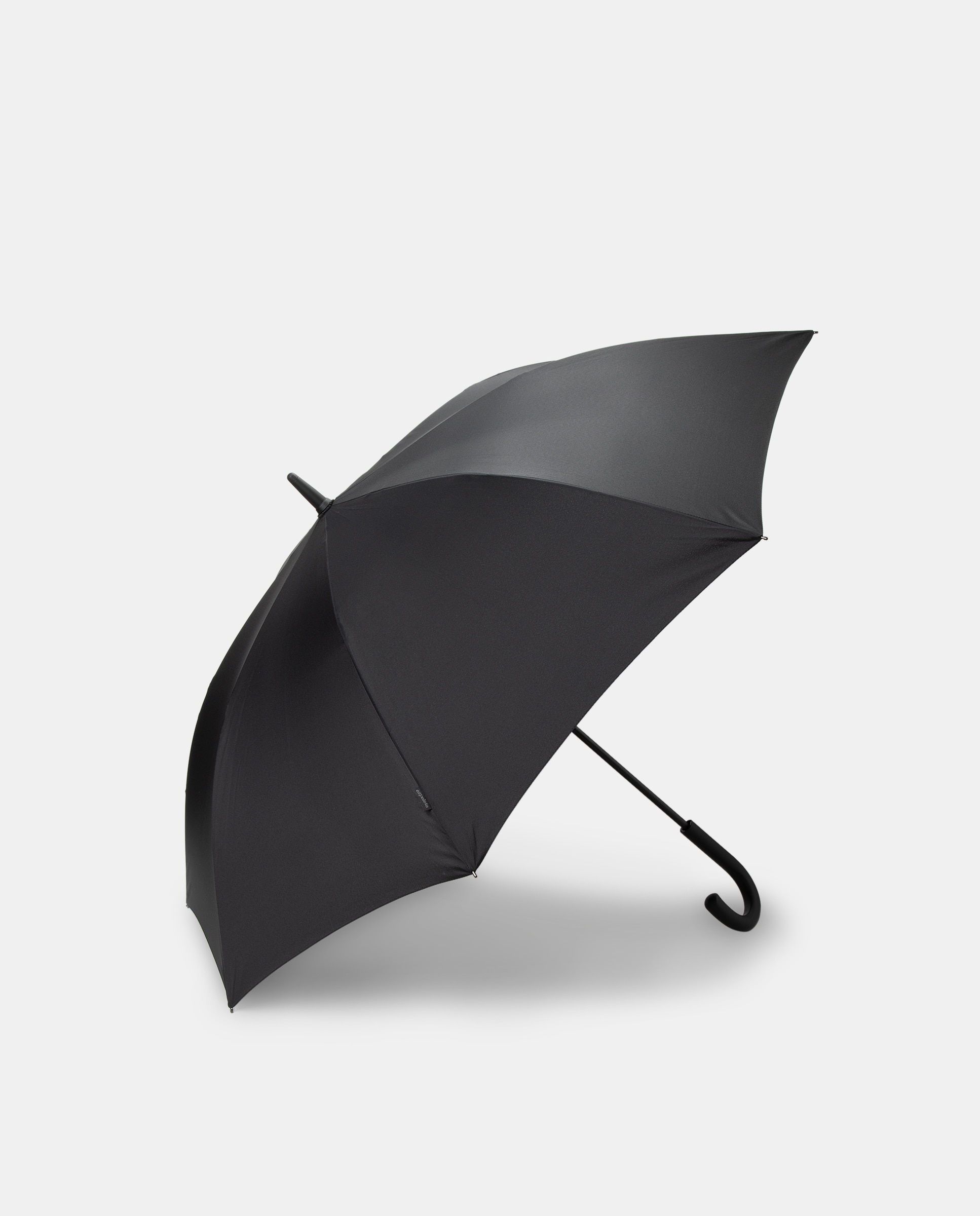 Guarda-chuva comprido automático preto liso Preto-1