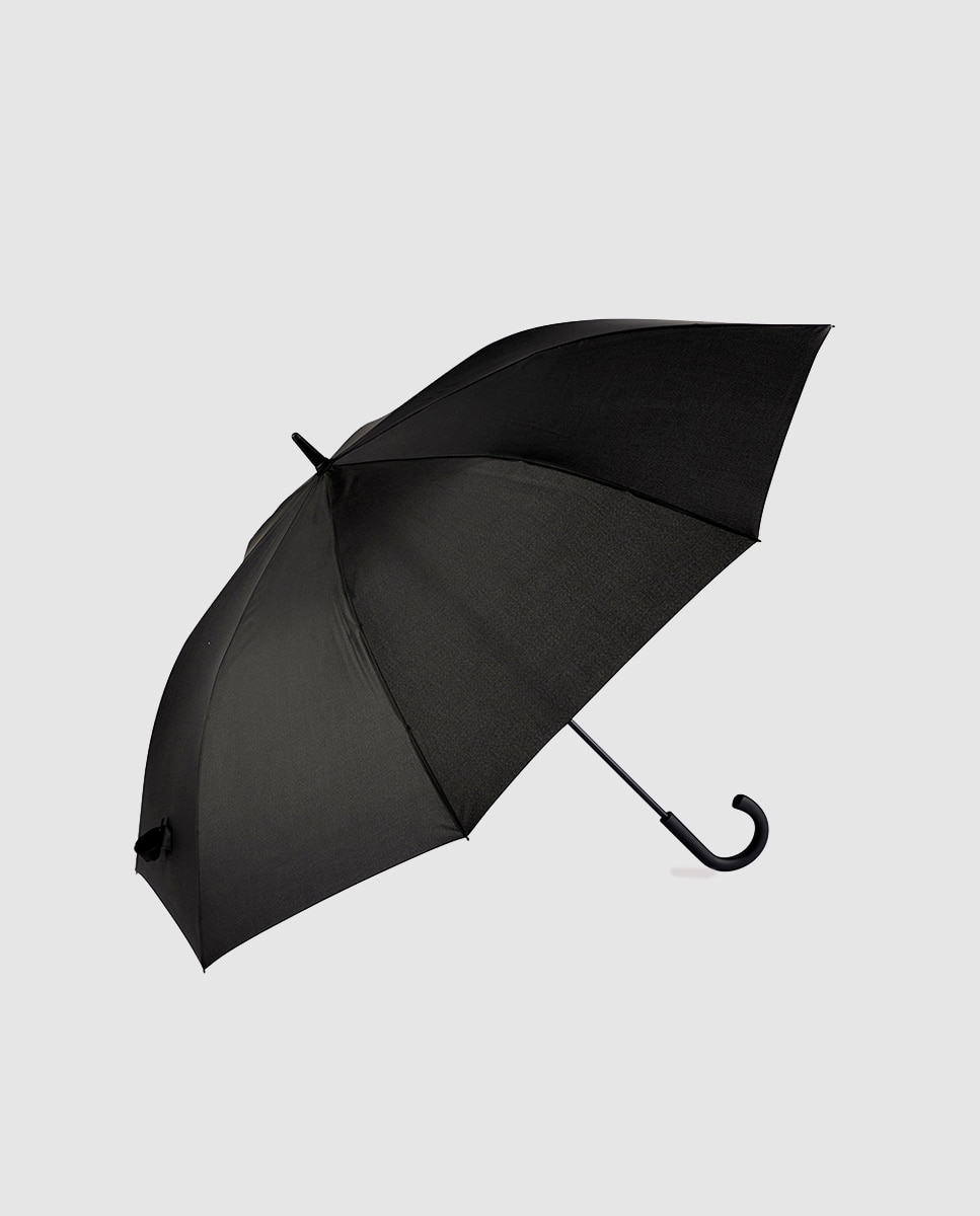 Imagem 0 de Guarda-chuva grande Ezpeleta automático preto liso