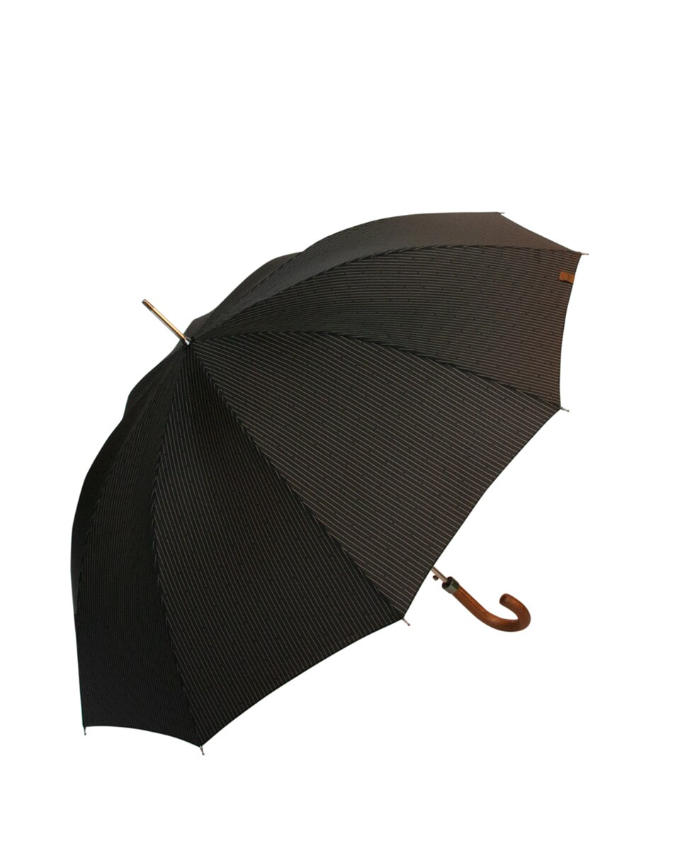 Guarda-chuva comprido automático preto estampado Multicolor-1