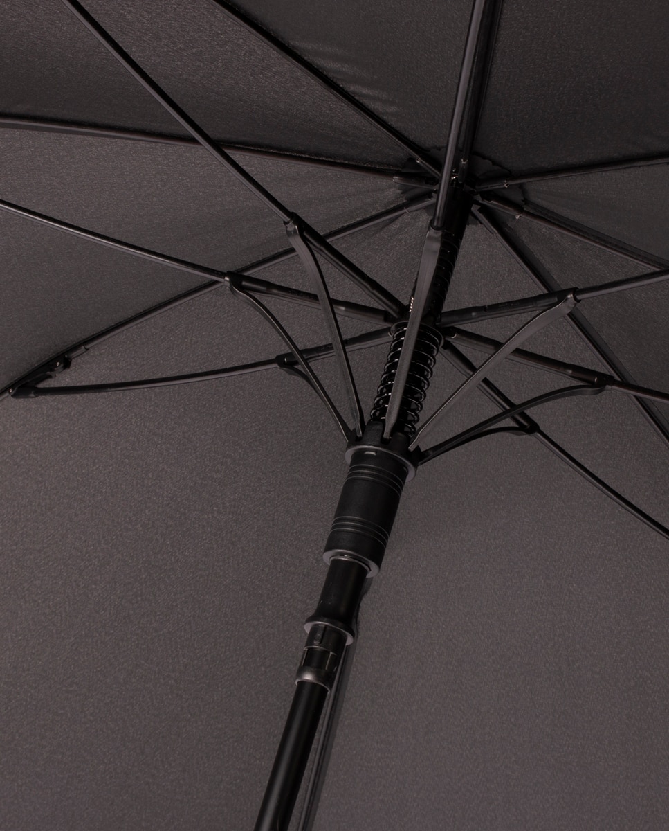 Guarda-Chuva Grande Comprido Automático - Preto Preto-4