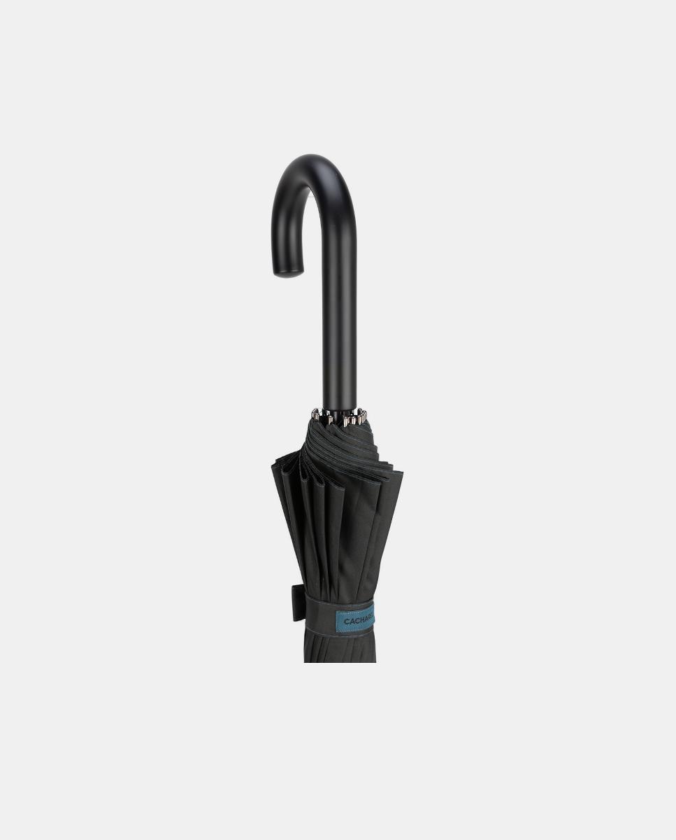 Paraguas largo automático. Mango curvado. - Cacharel - Negro Negro-3